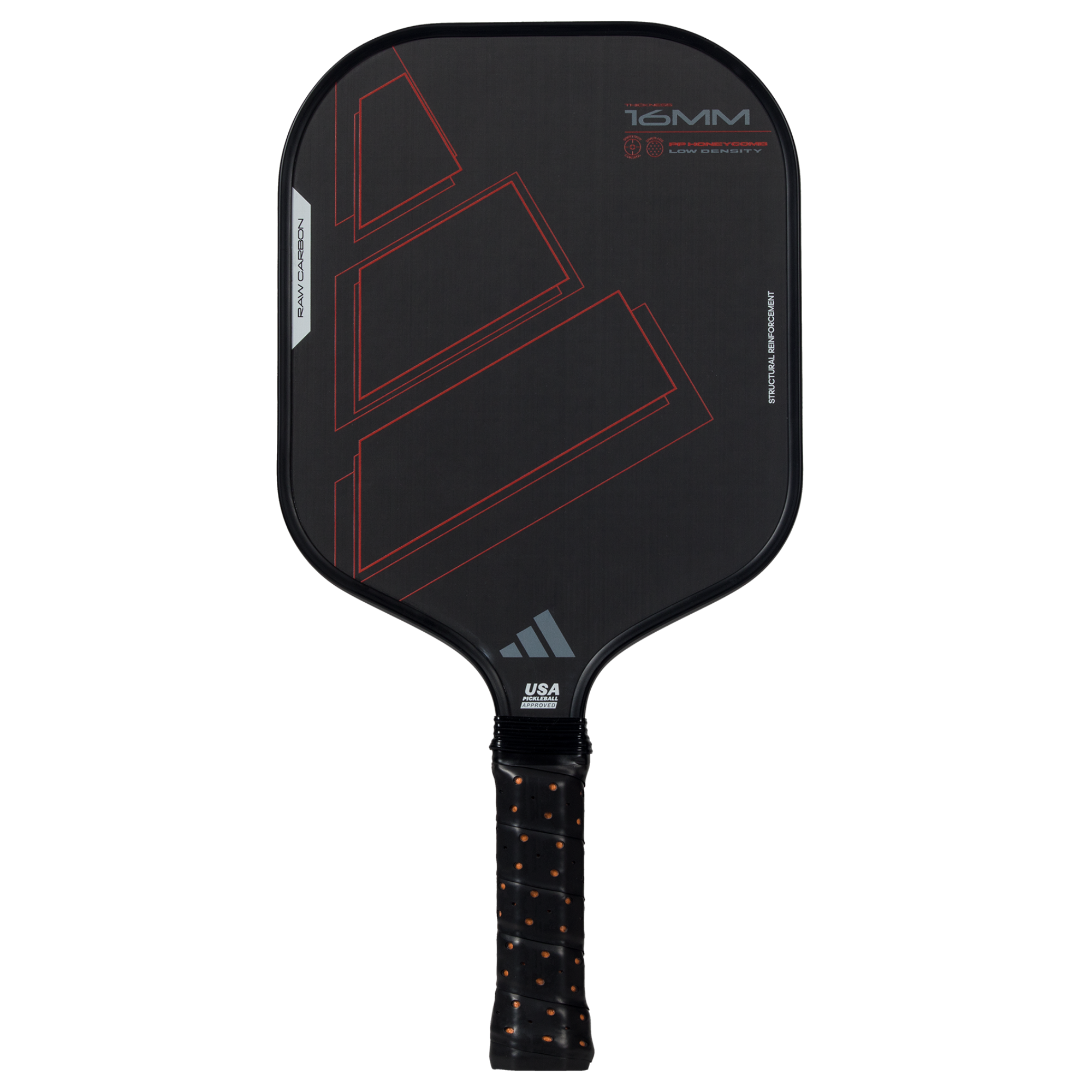 Adidas RX Carbon Control 2025 Pickleball Paddle-Black/Orange