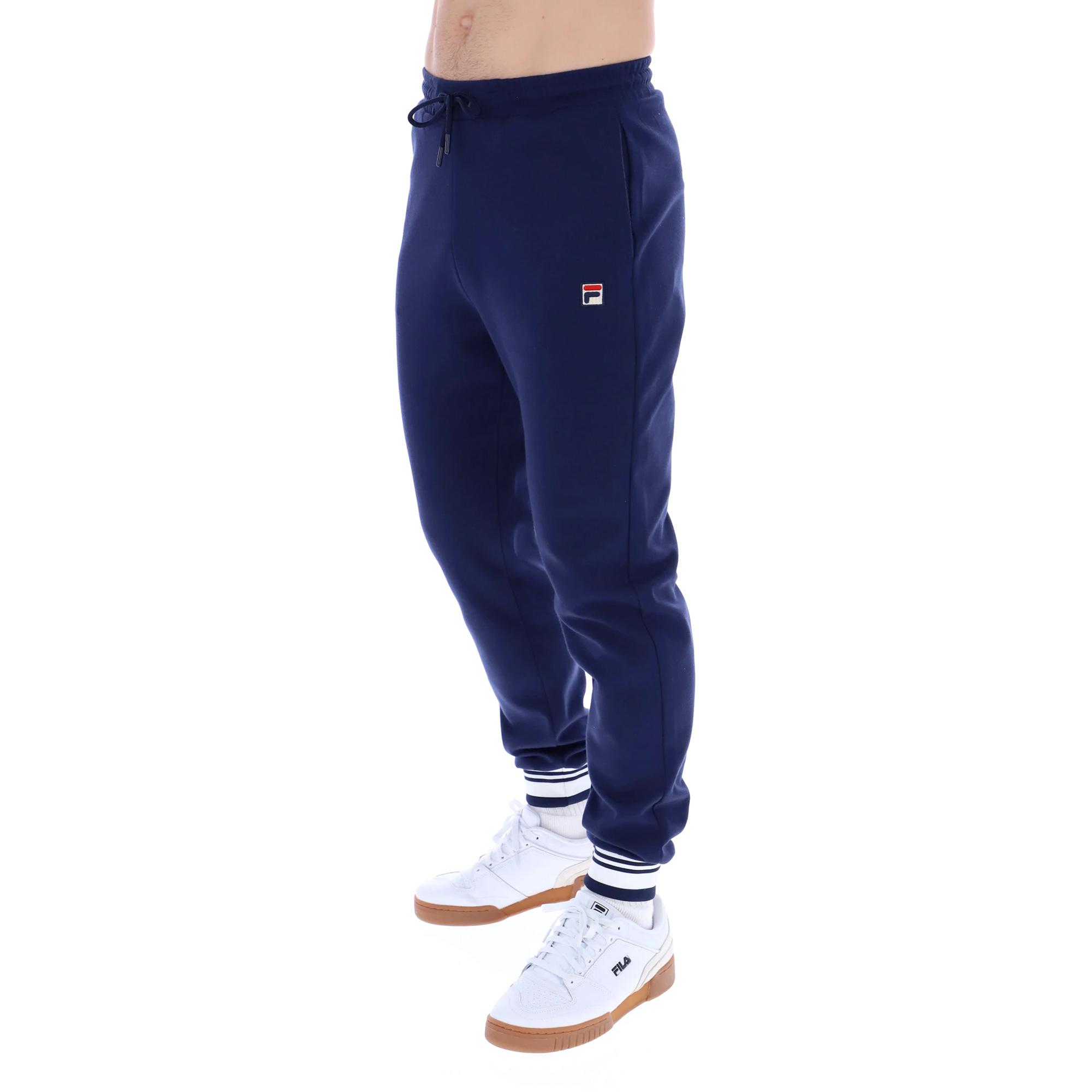 Fila Mens Deuce Joggers Fila Navy
