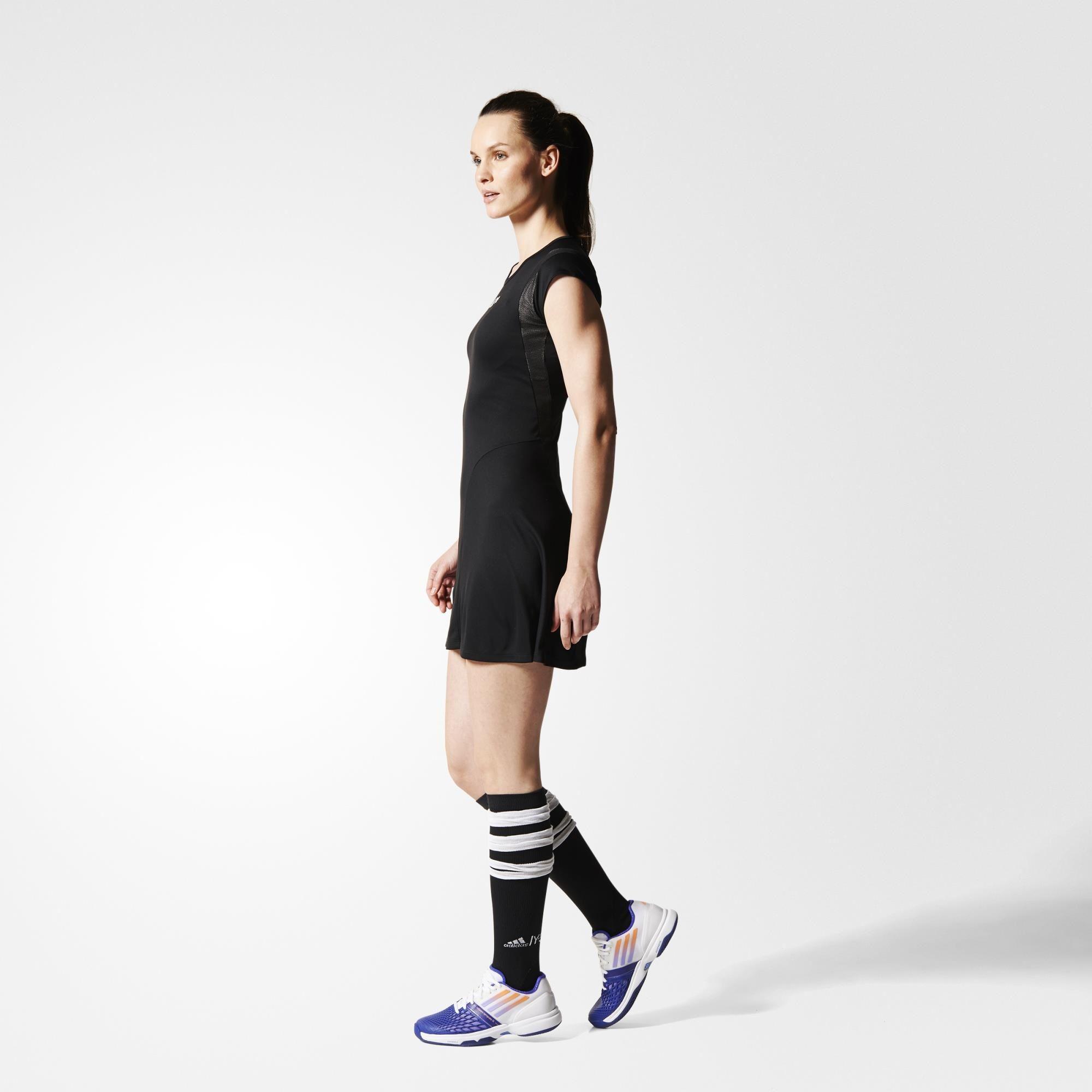 Adidas Womens Y3 Roland Garros Dress Black
