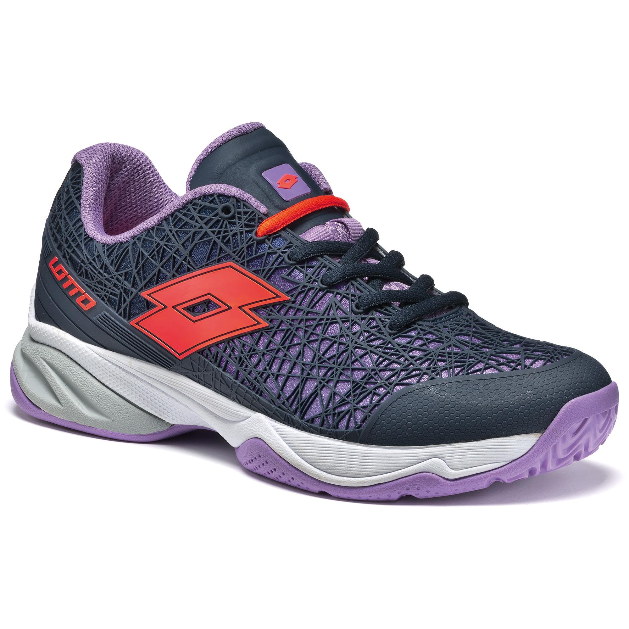 Lotto Womens Viper Ultra II Tennis Shoes Violet/Coral