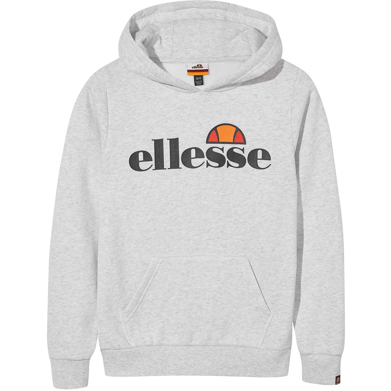 Ellesse Boys Jero Hoodie - White Marl - Tennisnuts.com