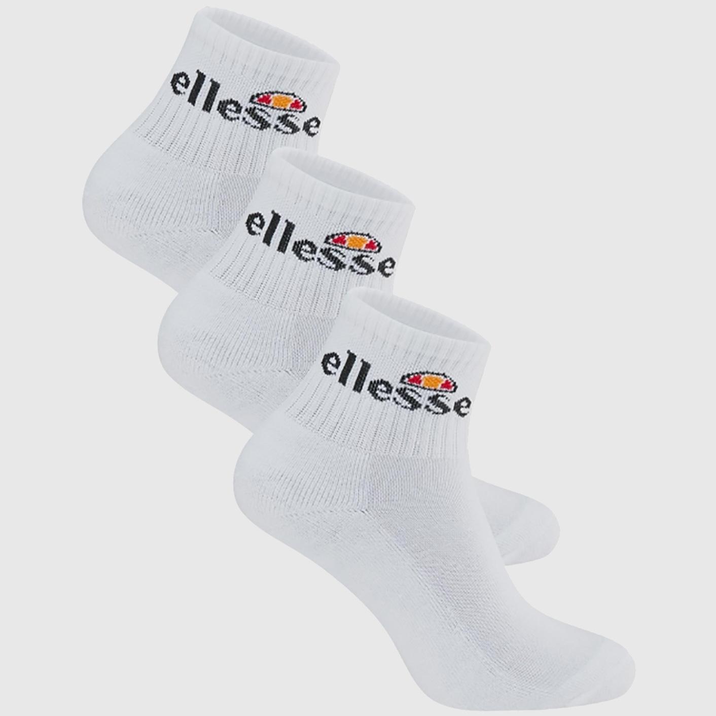 Ellesse Arrom Sport Socks (3 Pairs) White