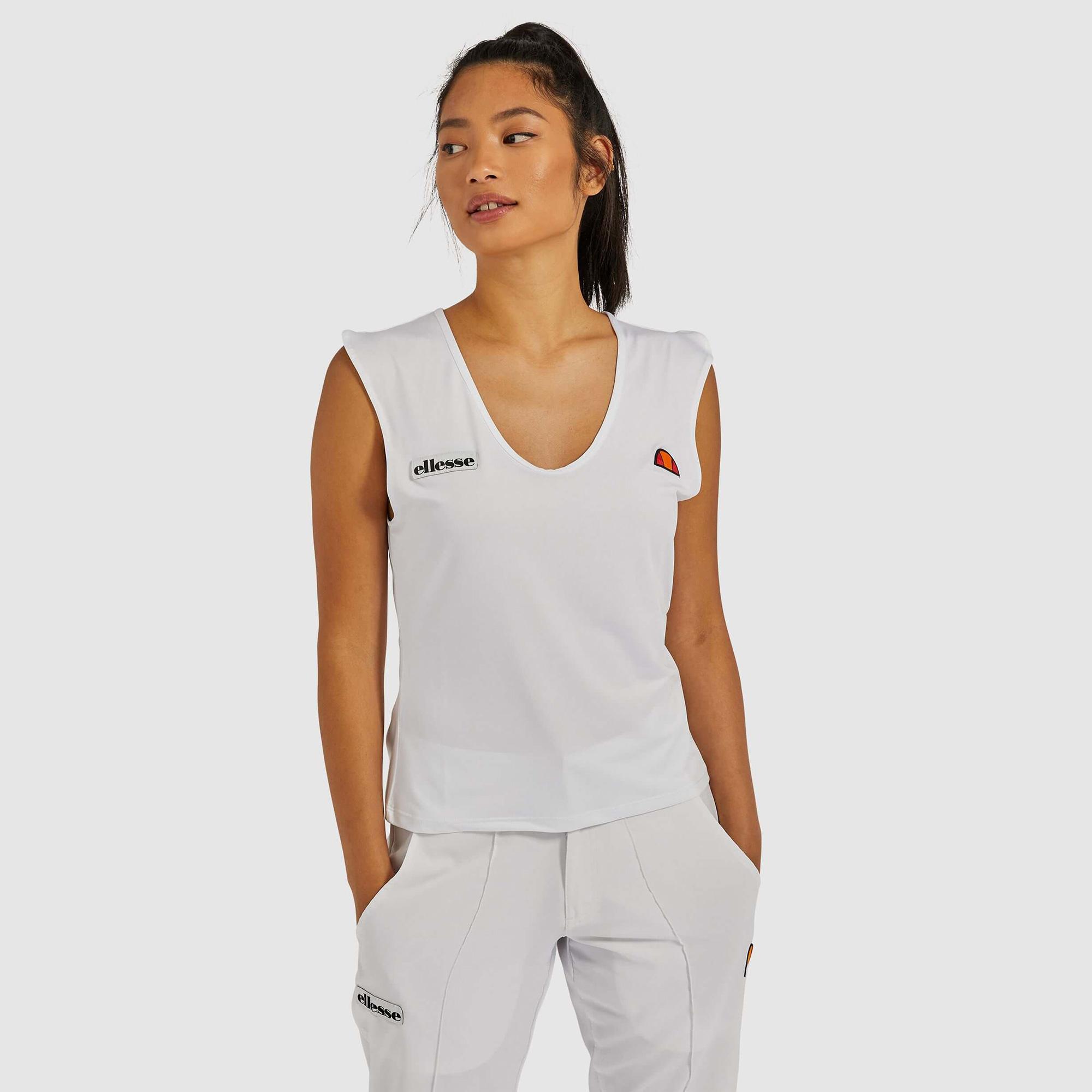 Ellesse Womens Ribbon Tee - White - Tennisnuts.com