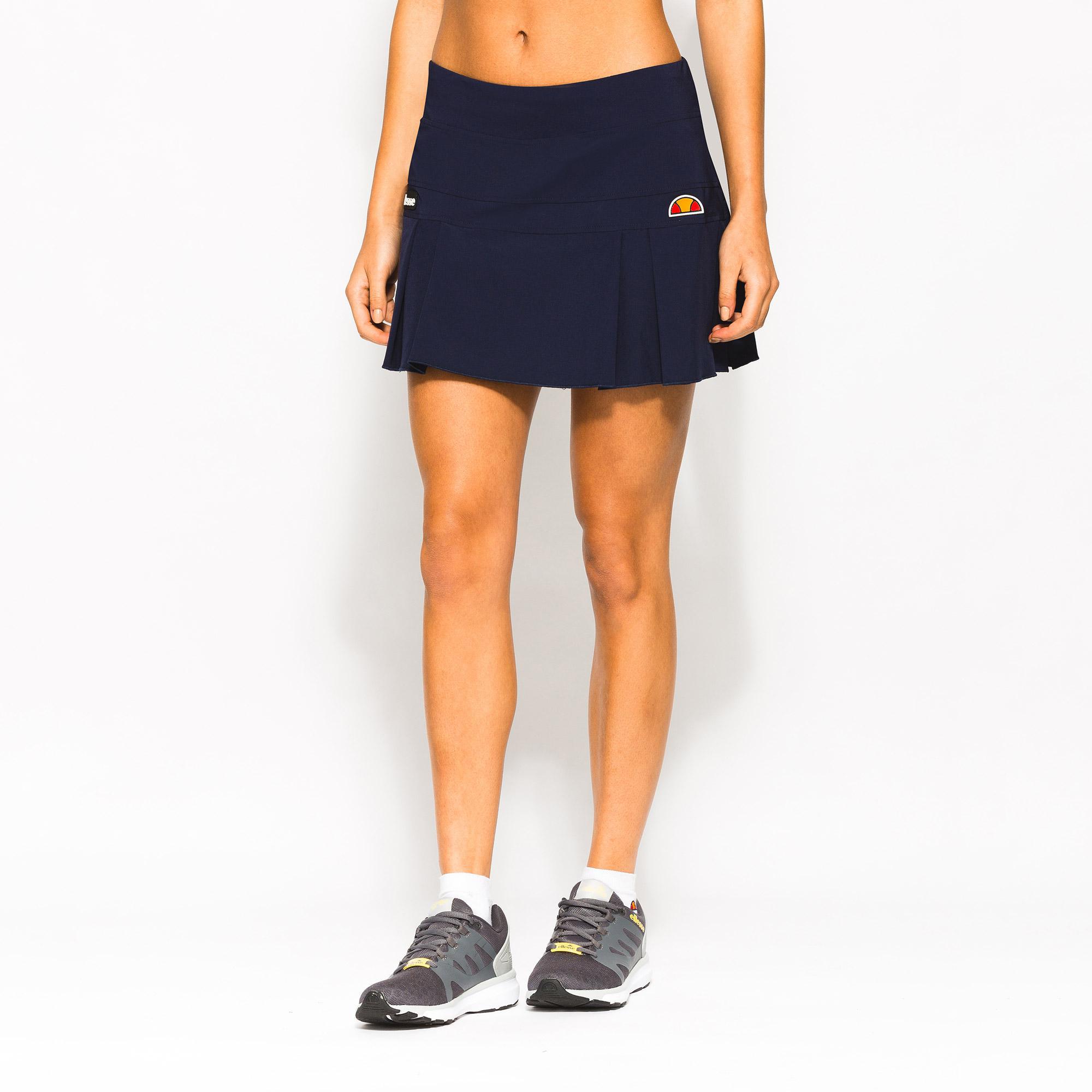 Ellesse Womens Pignolo 12 Inch Skirt - Peacoat - Tennisnuts.com