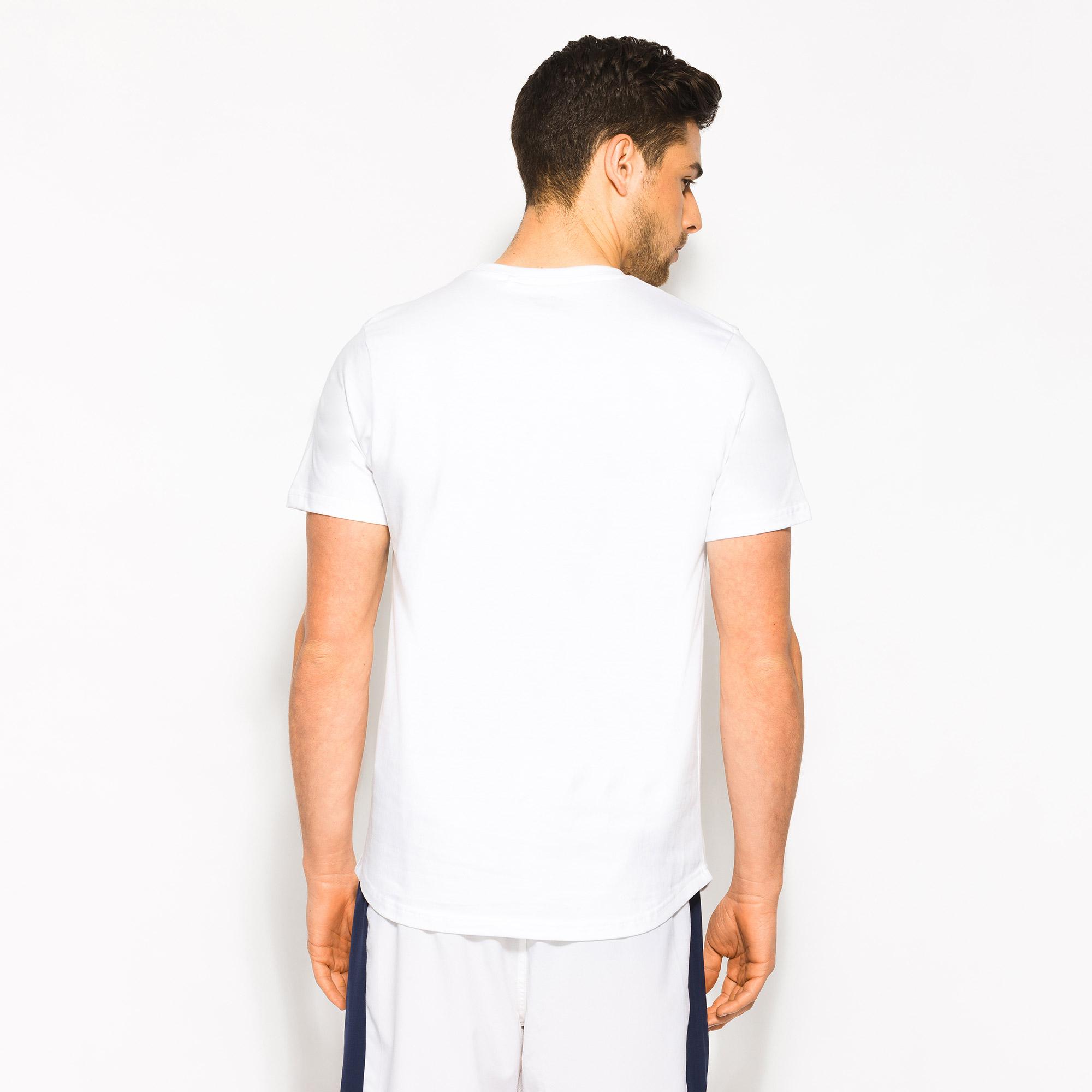 Ellesse Mens Maglia Tennis Tee Optic White