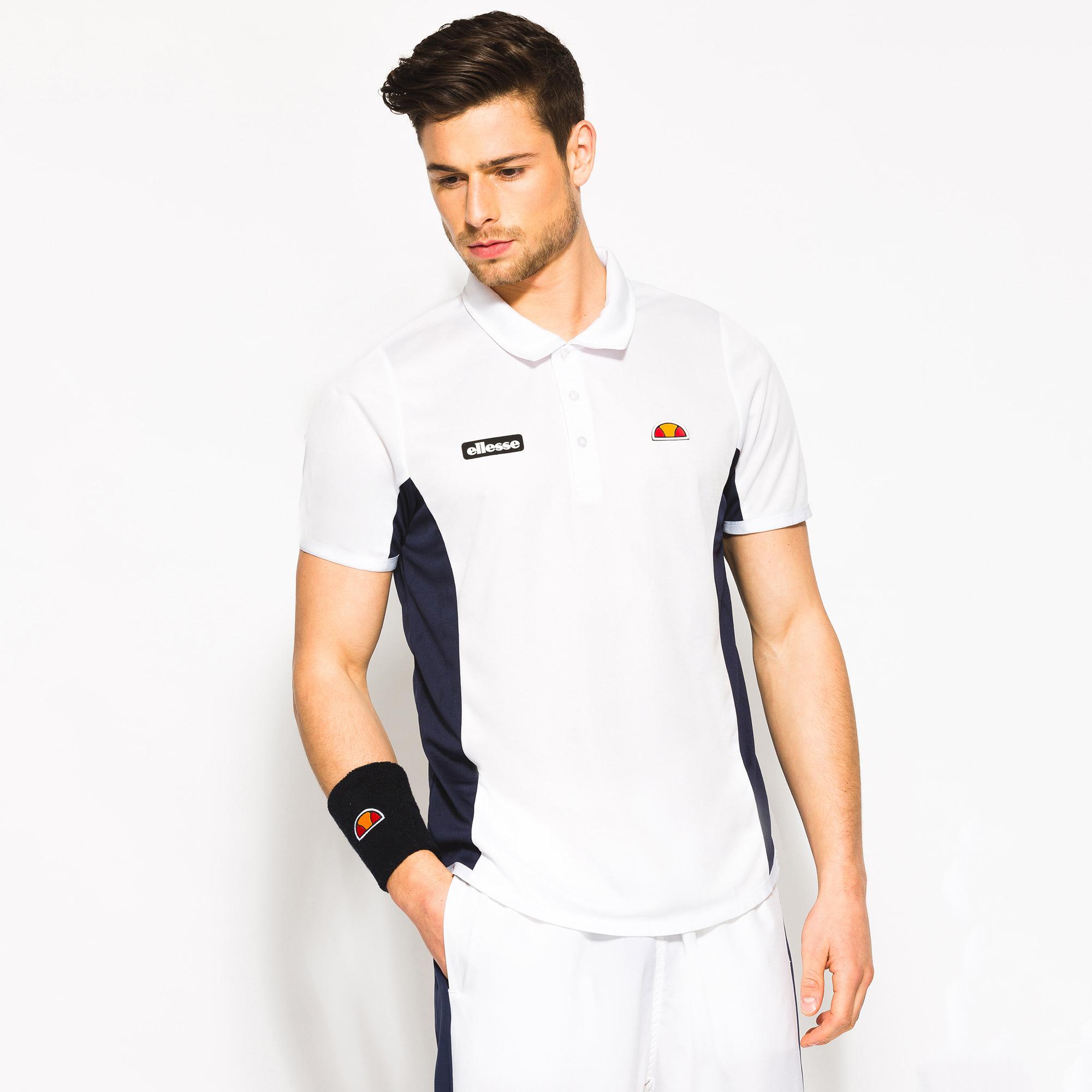 Ellesse Mens Cucrie Polo Optic White