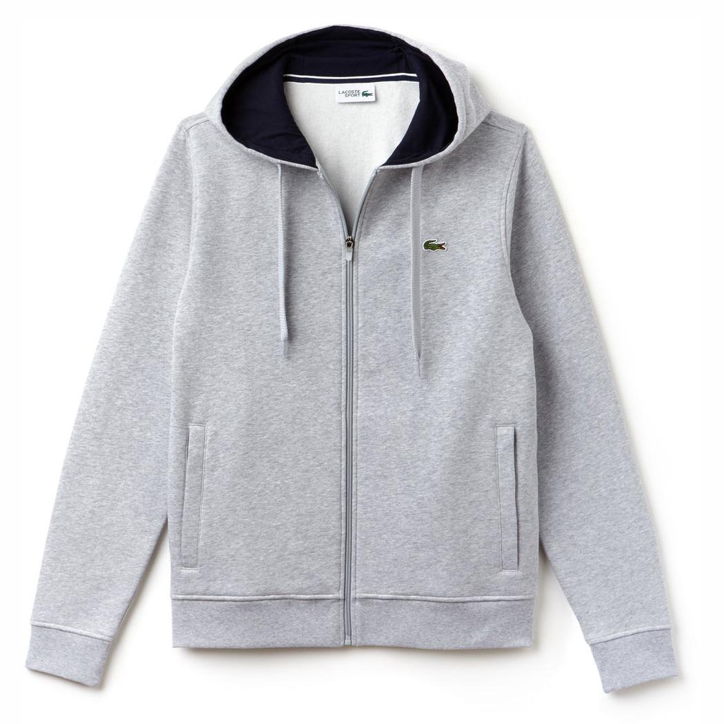 mens navy lacoste hoodie