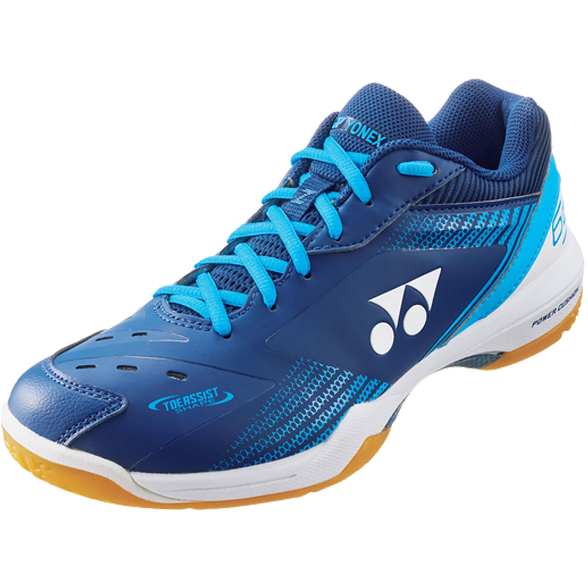 Yonex Mens 65 Z3 Wide Badminton Shoes - Navy Blue - Tennisnuts.com