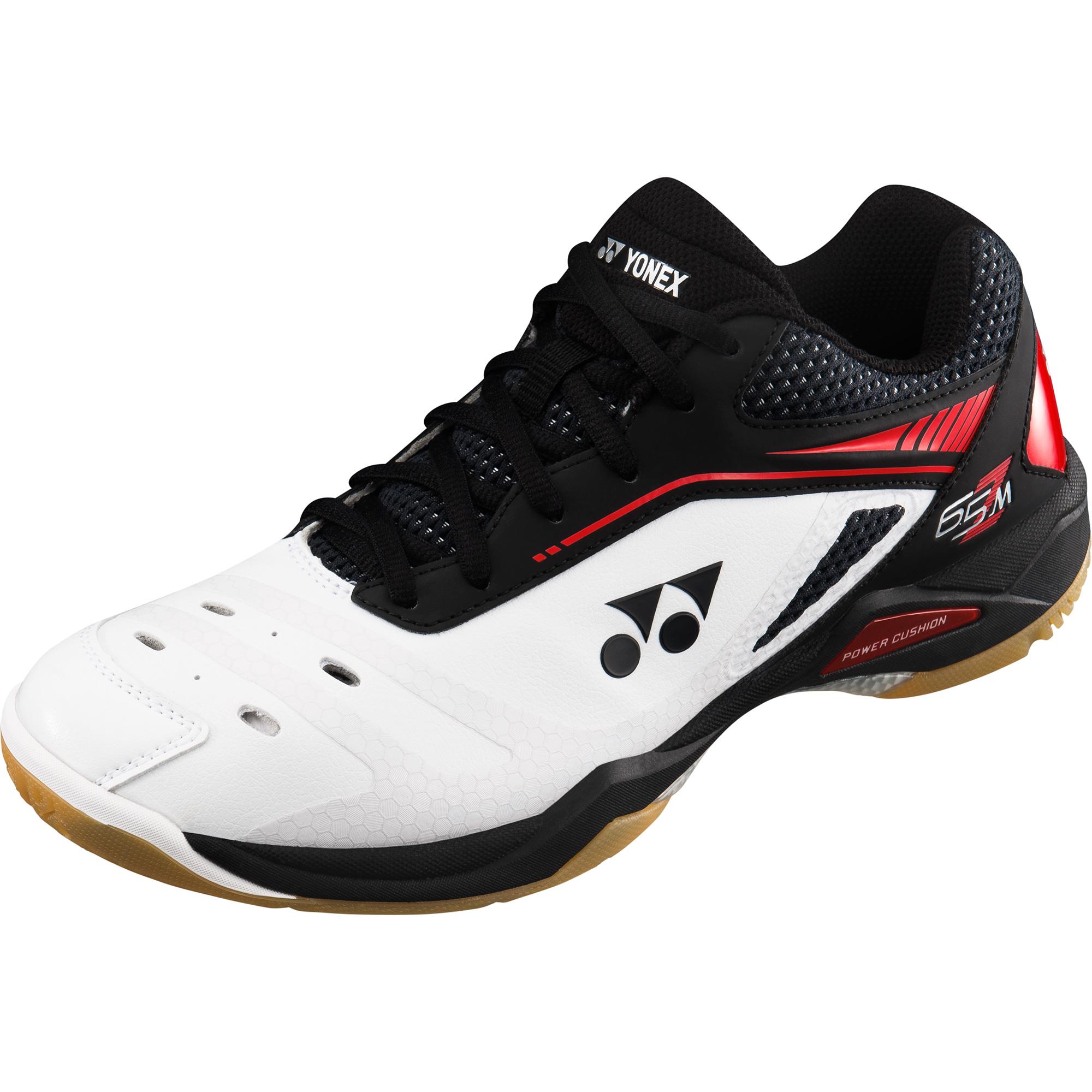 Yonex Mens Power Cushion 65 Z Badminton Shoes White Black 10 White