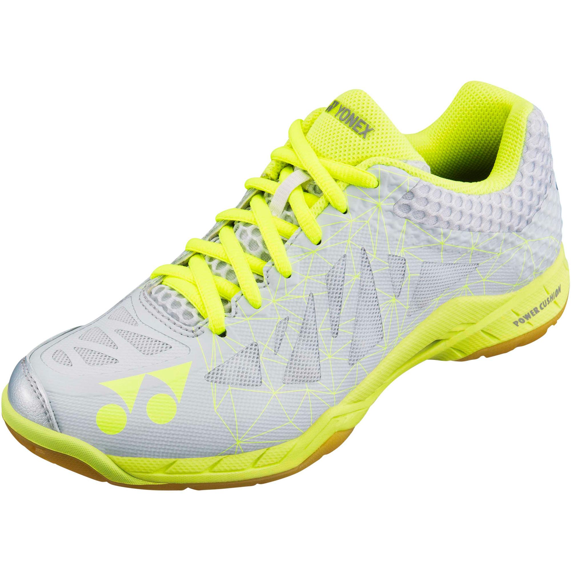 yellow badminton shoes