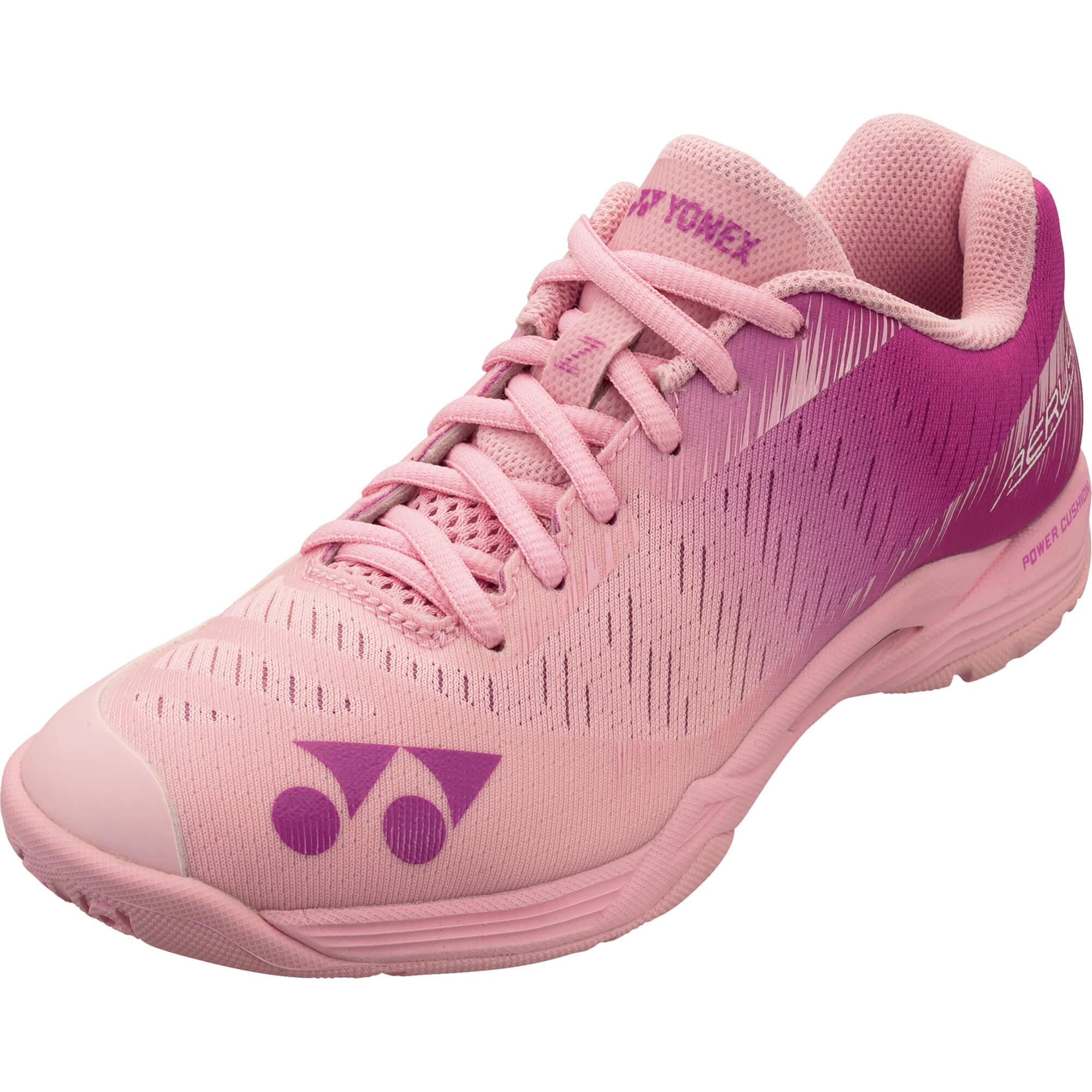Yonex Womens Aerus Z Badminton Shoes - Pastel Pink - Tennisnuts.com