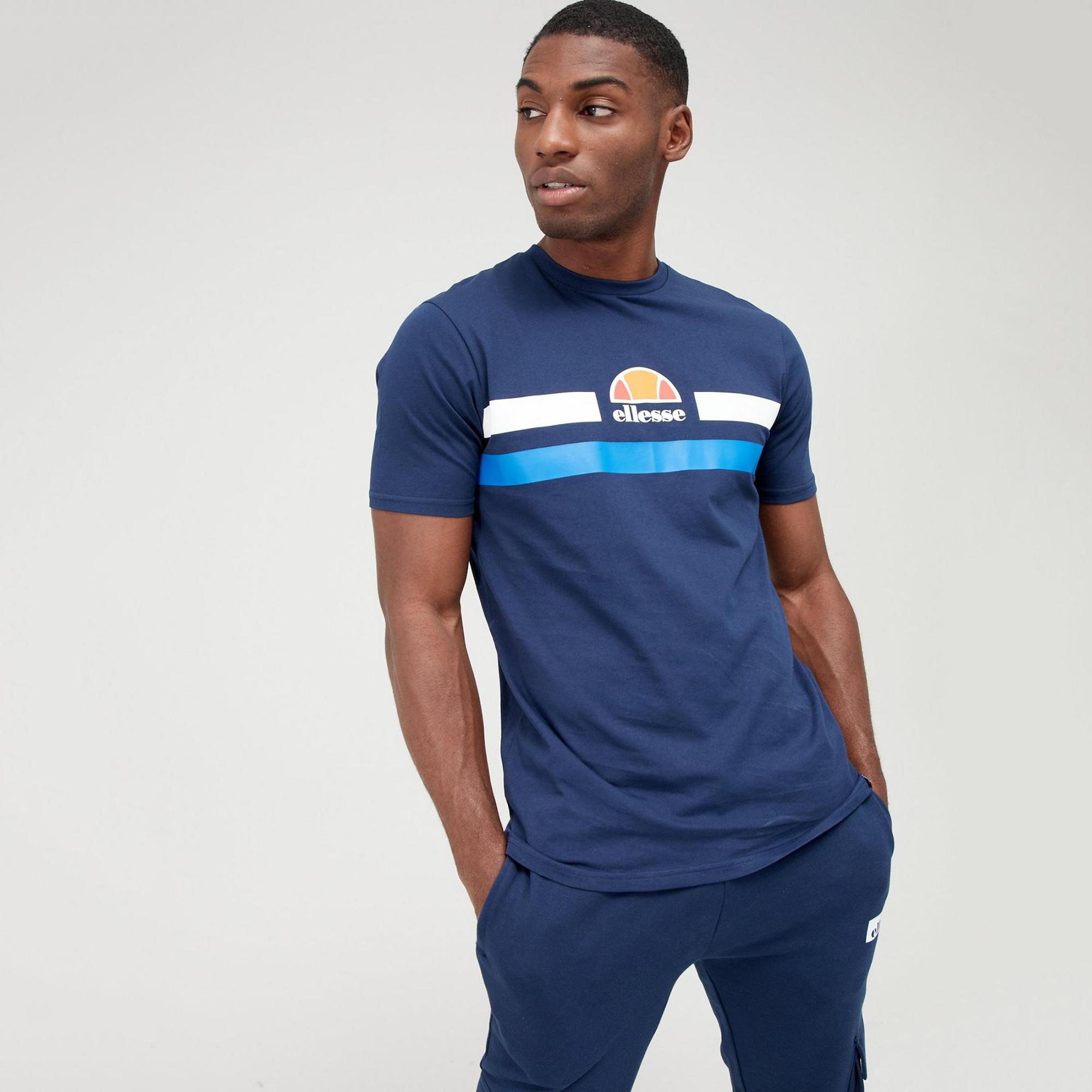 Ellesse Mens Aprel Tee - Navy - Tennisnuts.com