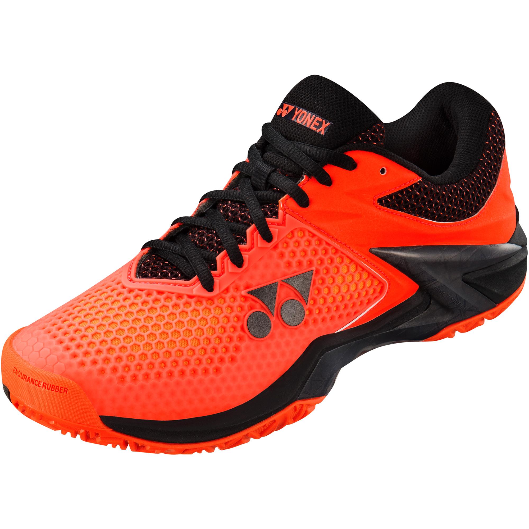 Yonex Mens Eclipsion 2 Tennis Shoes - Orange/Black - Tennisnuts.com