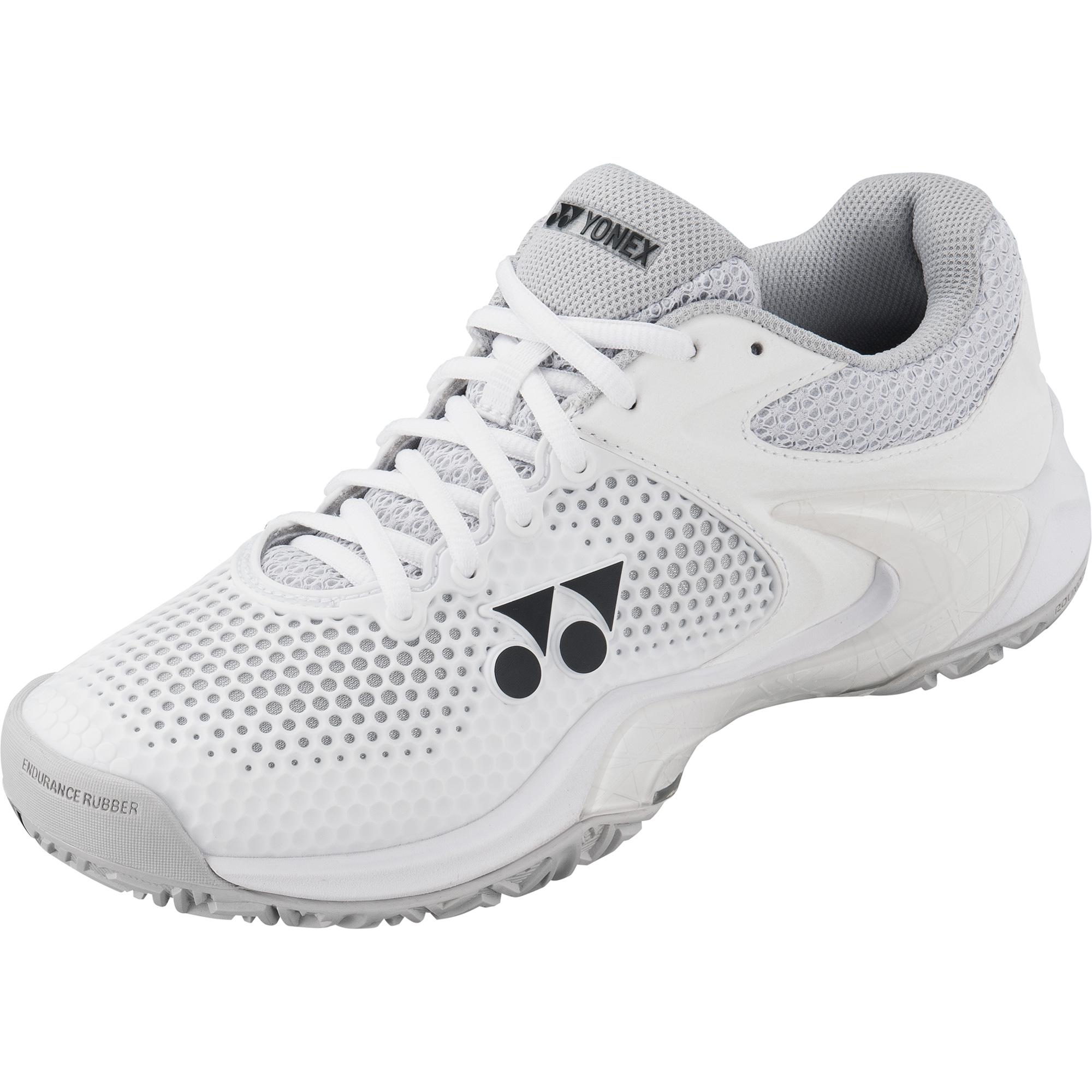 Yonex Womens Eclipsion 2 Tennis Shoes - White/Silver - Tennisnuts.com