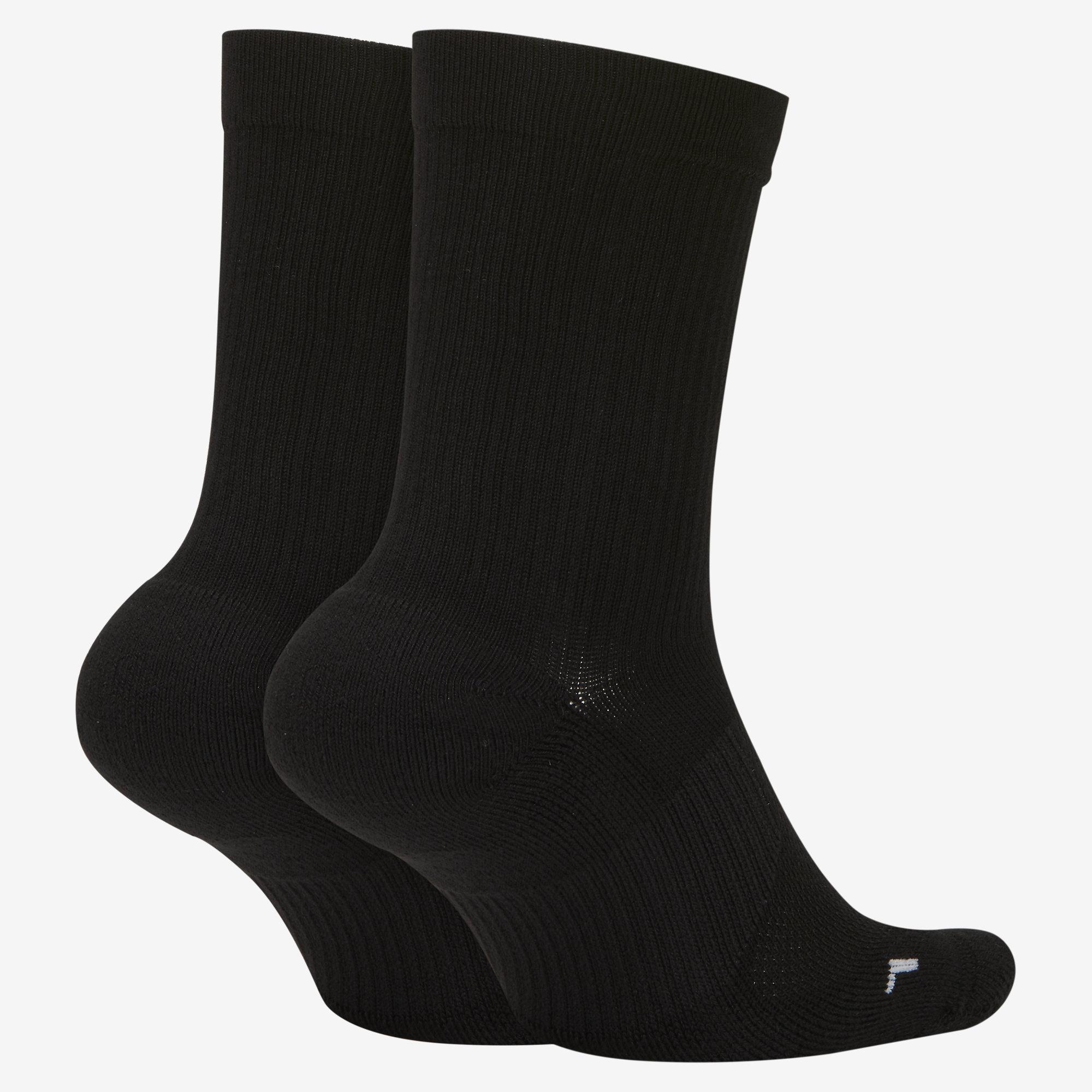 Nike Multiplier Cushioned Socks (2 Pairs) - Black - Tennisnuts.com