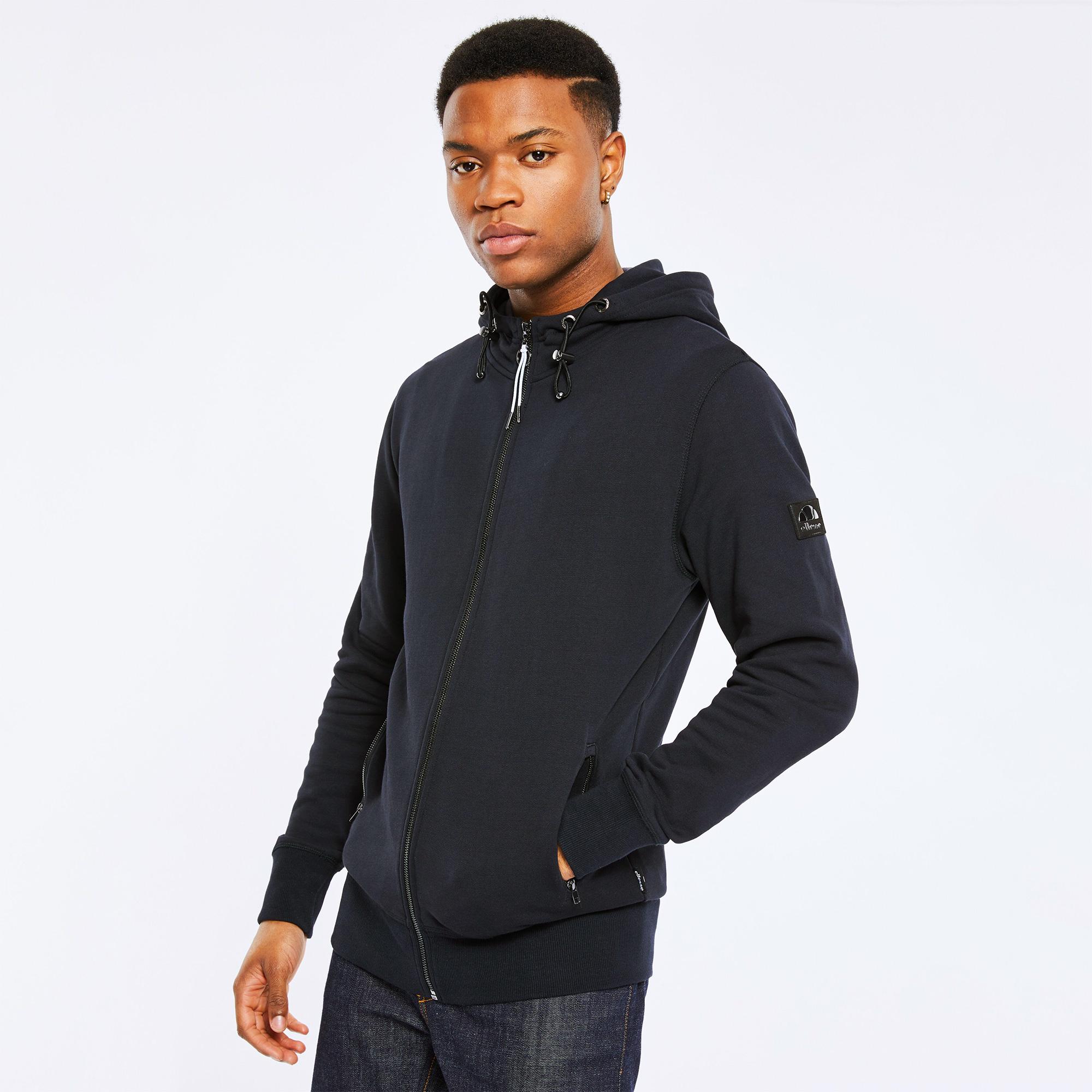 Ellesse Mens Carminati Hoodie - Black - Tennisnuts.com