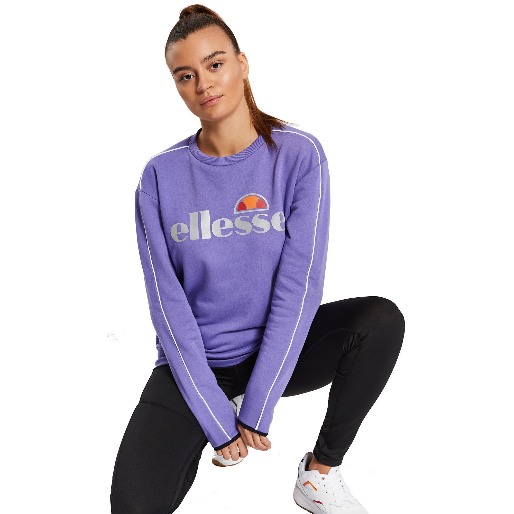 Ellesse Womens Caserta Sweatshirt - Purple - Tennisnuts.com