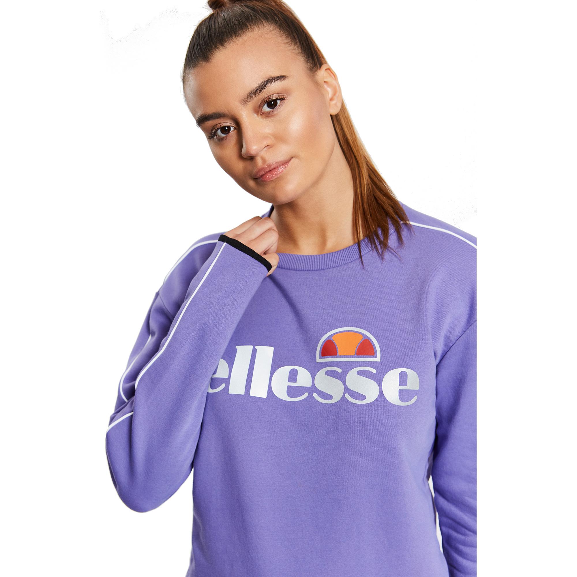 Ellesse Womens Caserta Sweatshirt Purple
