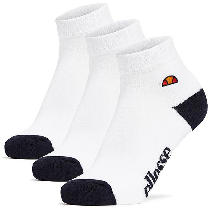 Ellesse Donant Socks (3 Pairs) - White - Tennisnuts.com