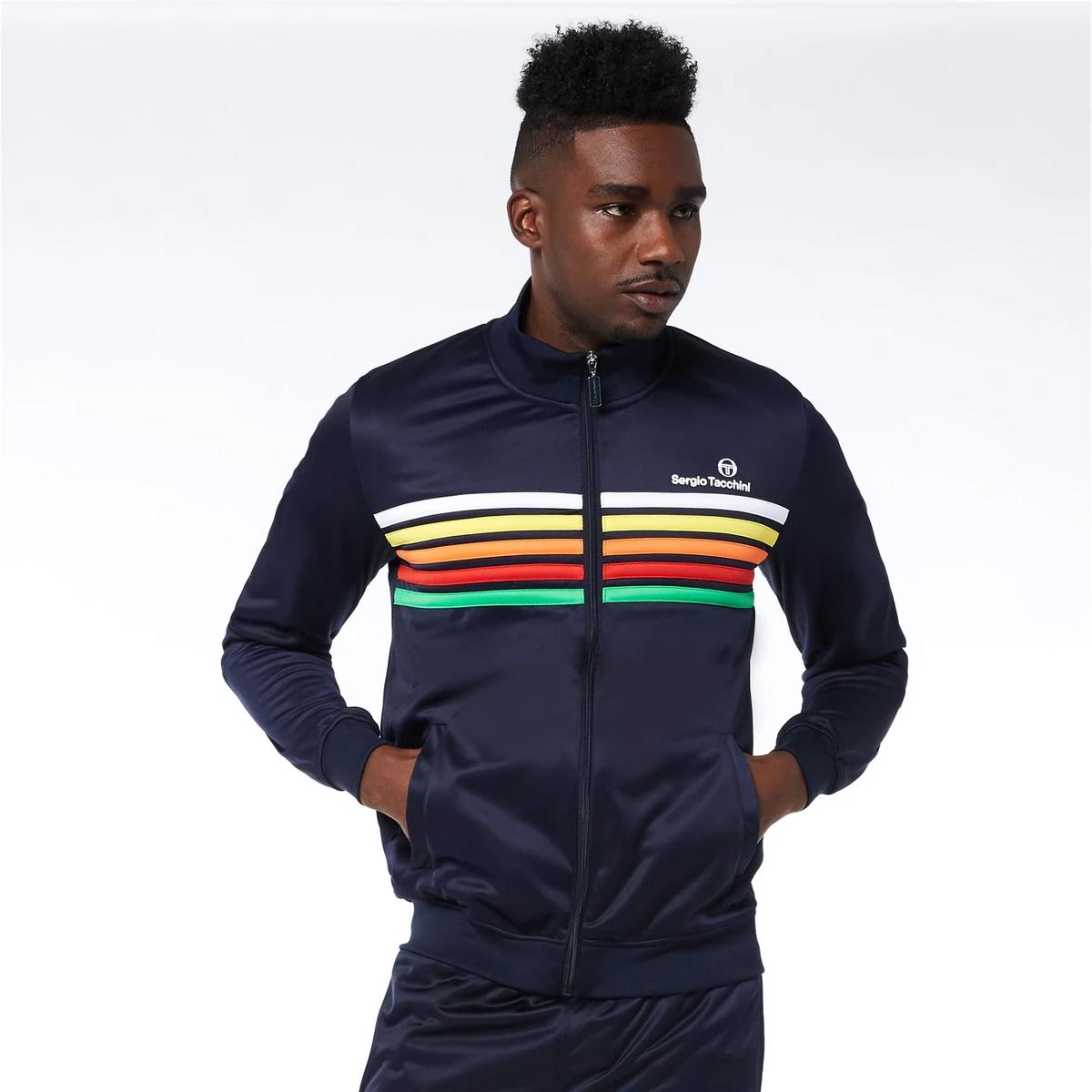 Sergio Tacchini Mens Varena Track Top - Night Sky Navy - Tennisnuts.com