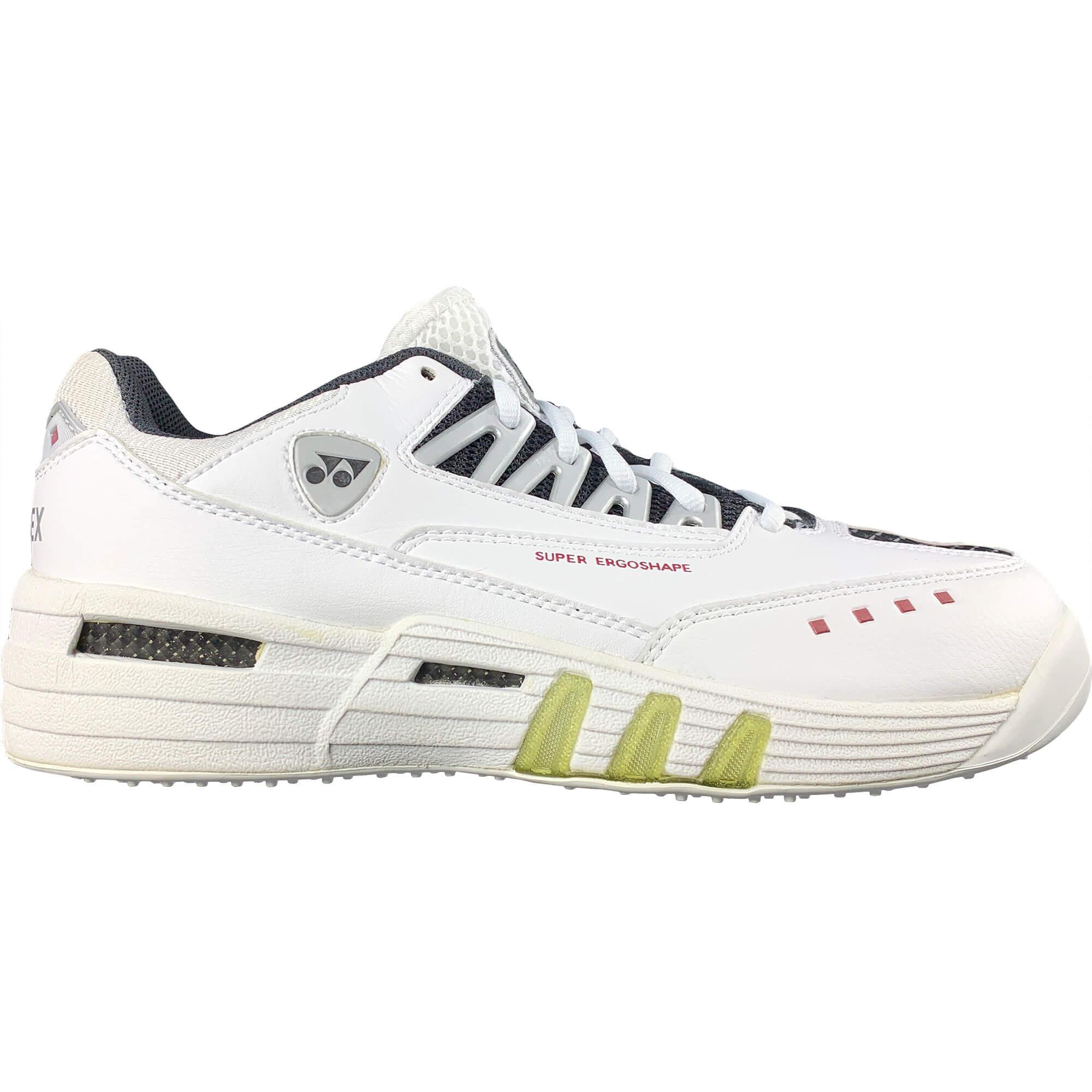 Yonex Mens Super Ergoshape Grass Tennis Shoes White [No Box
