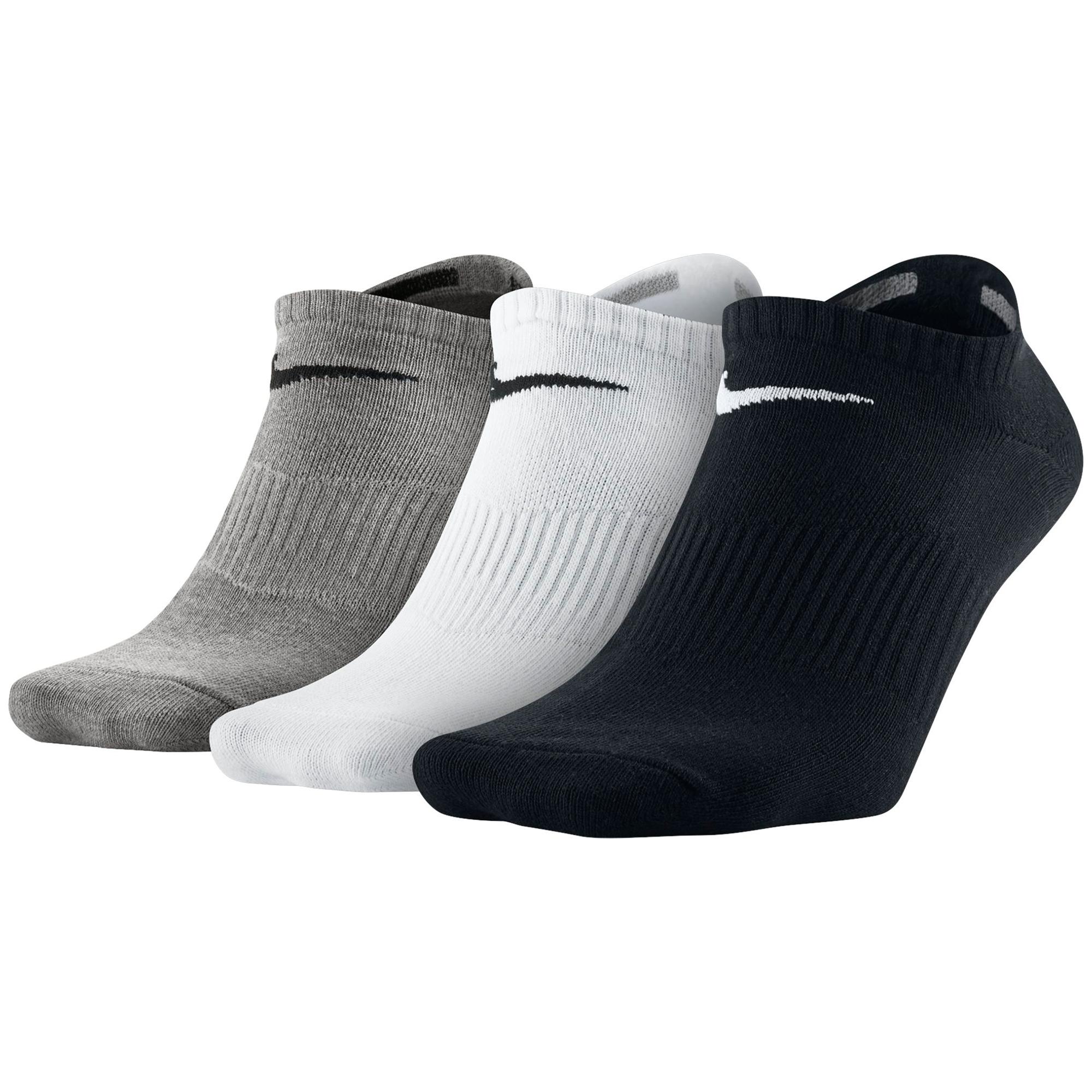 Nike Lightweight No-Show Training Socks (3 Pairs) - Multi-Colour ...