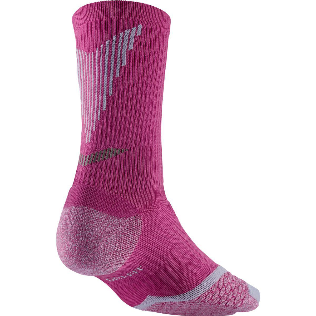 pink nike elite basketball socks