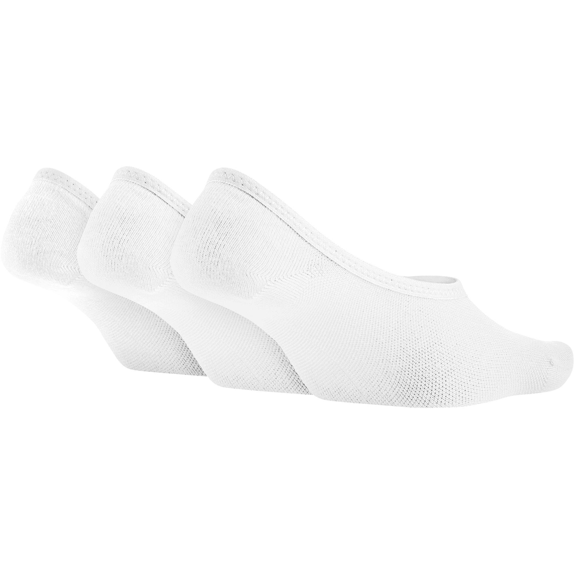 Nike Lightweight No-Show Socks (3 Pairs) - White - Tennisnuts.com