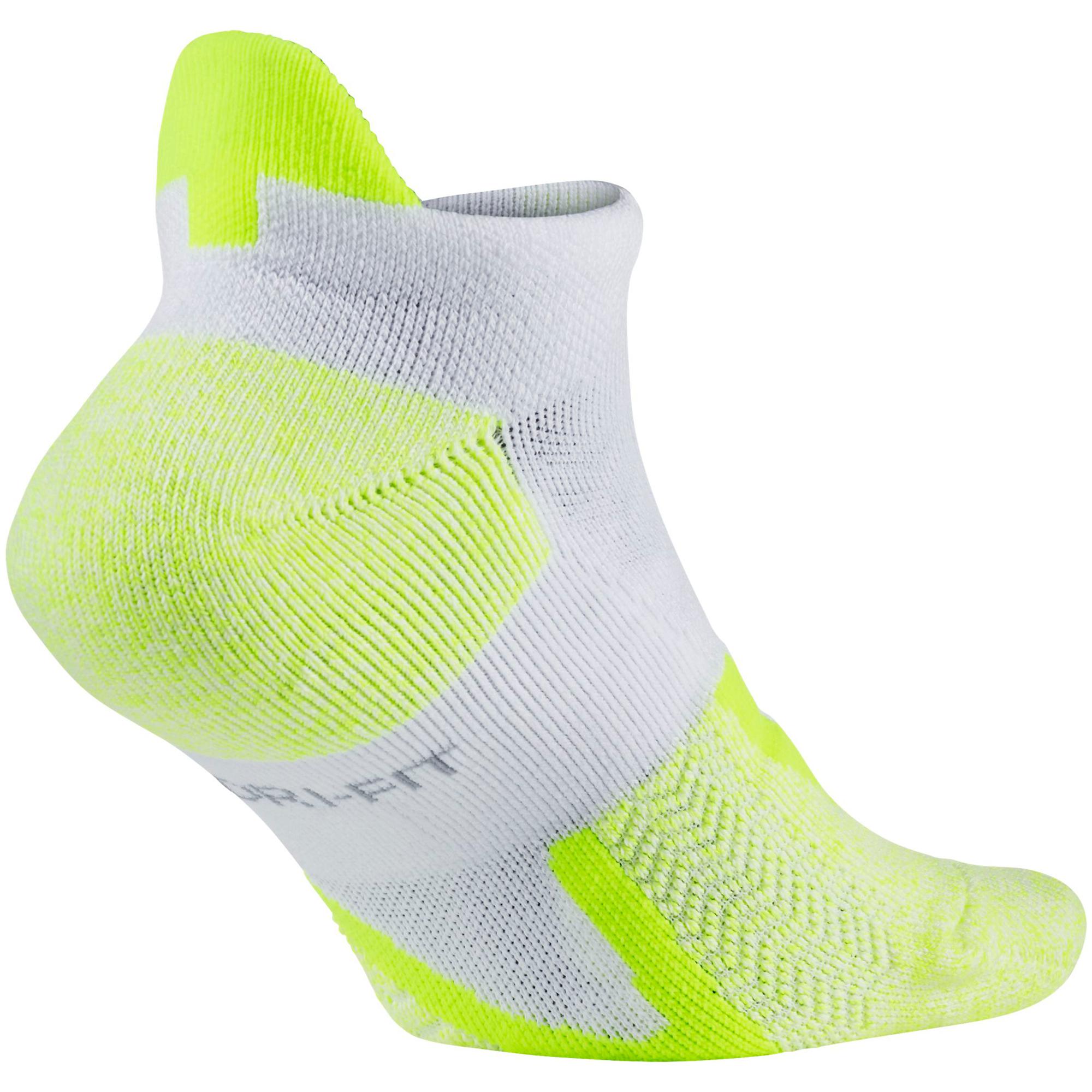 Nike Elite NoShow Tennis Socks (1 Pair) White/Volt