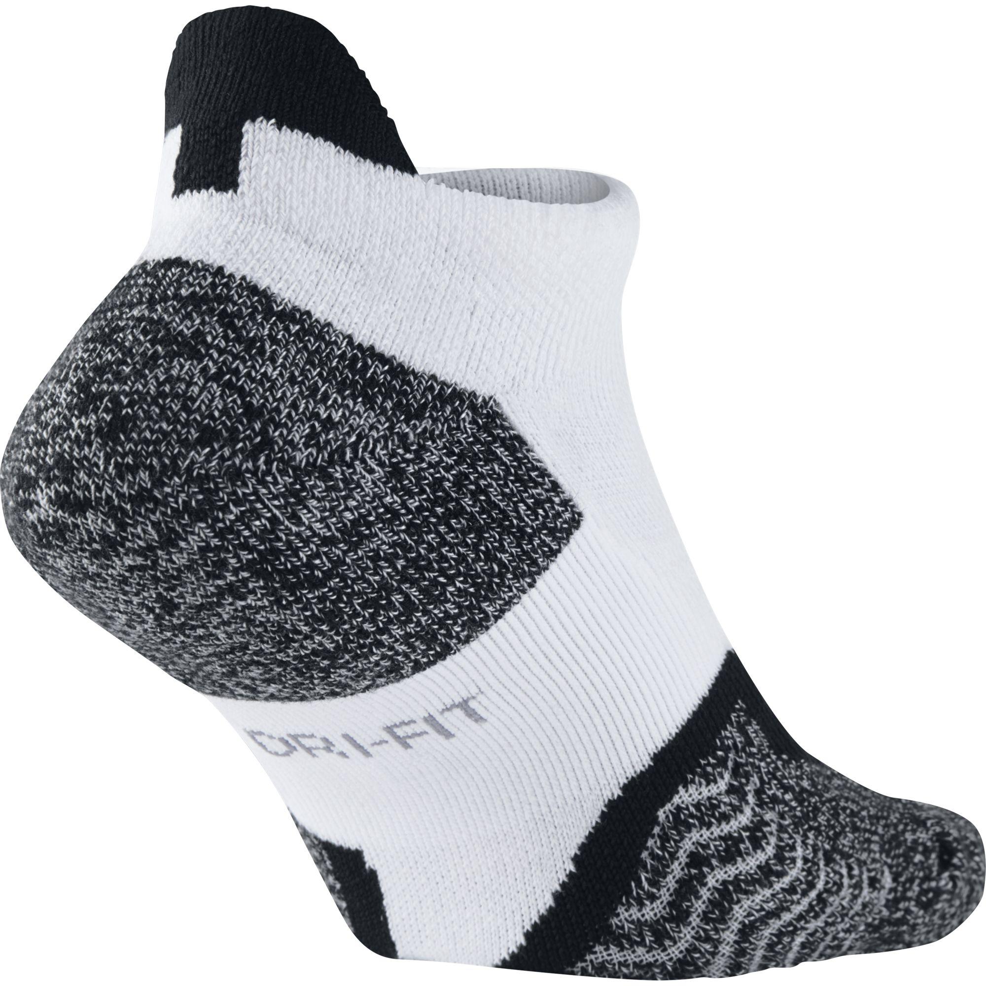 Nike Elite NoShow Tennis Socks (1 Pair) White/Black