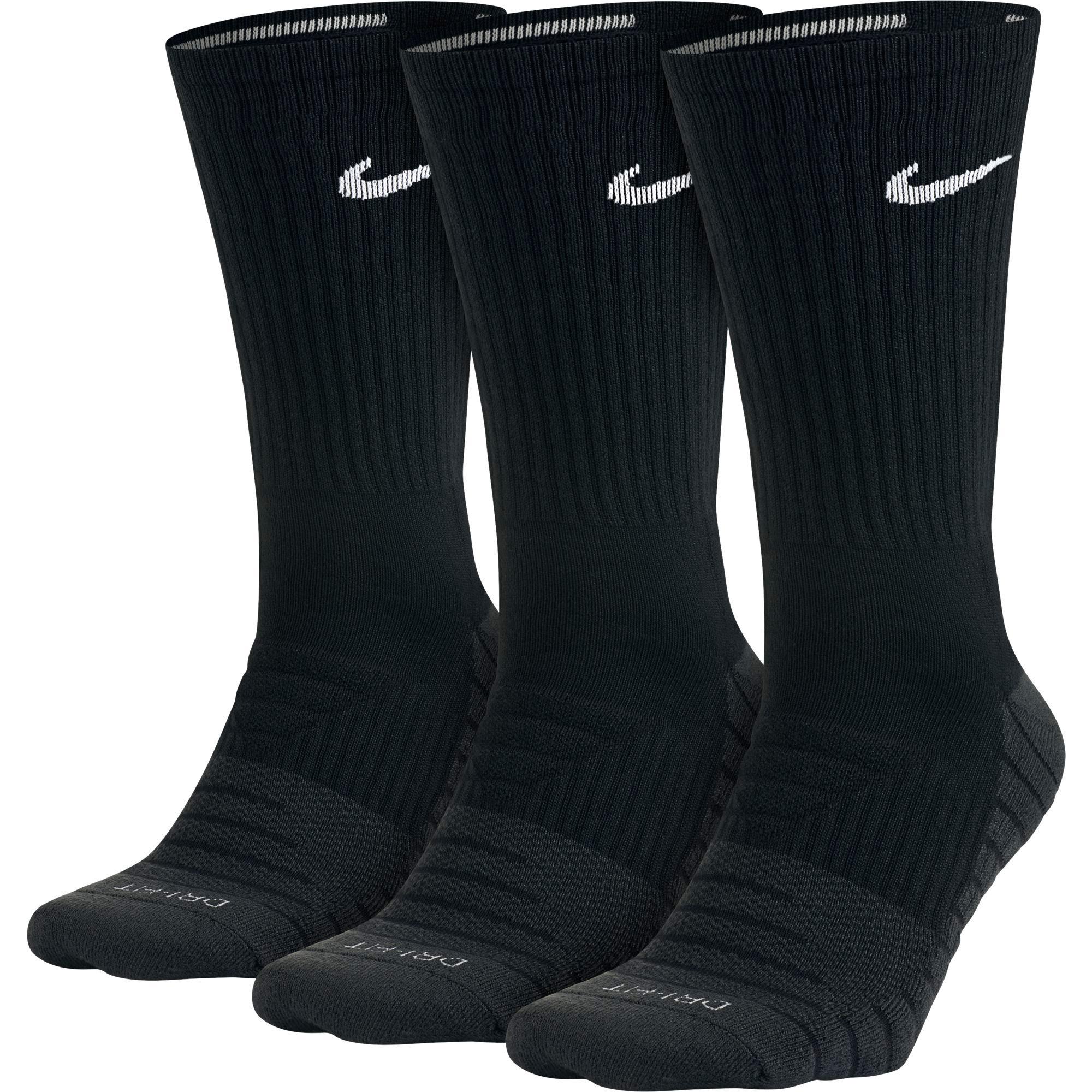 Nike Everyday Training Socks (3 Pairs) - Black - Tennisnuts.com