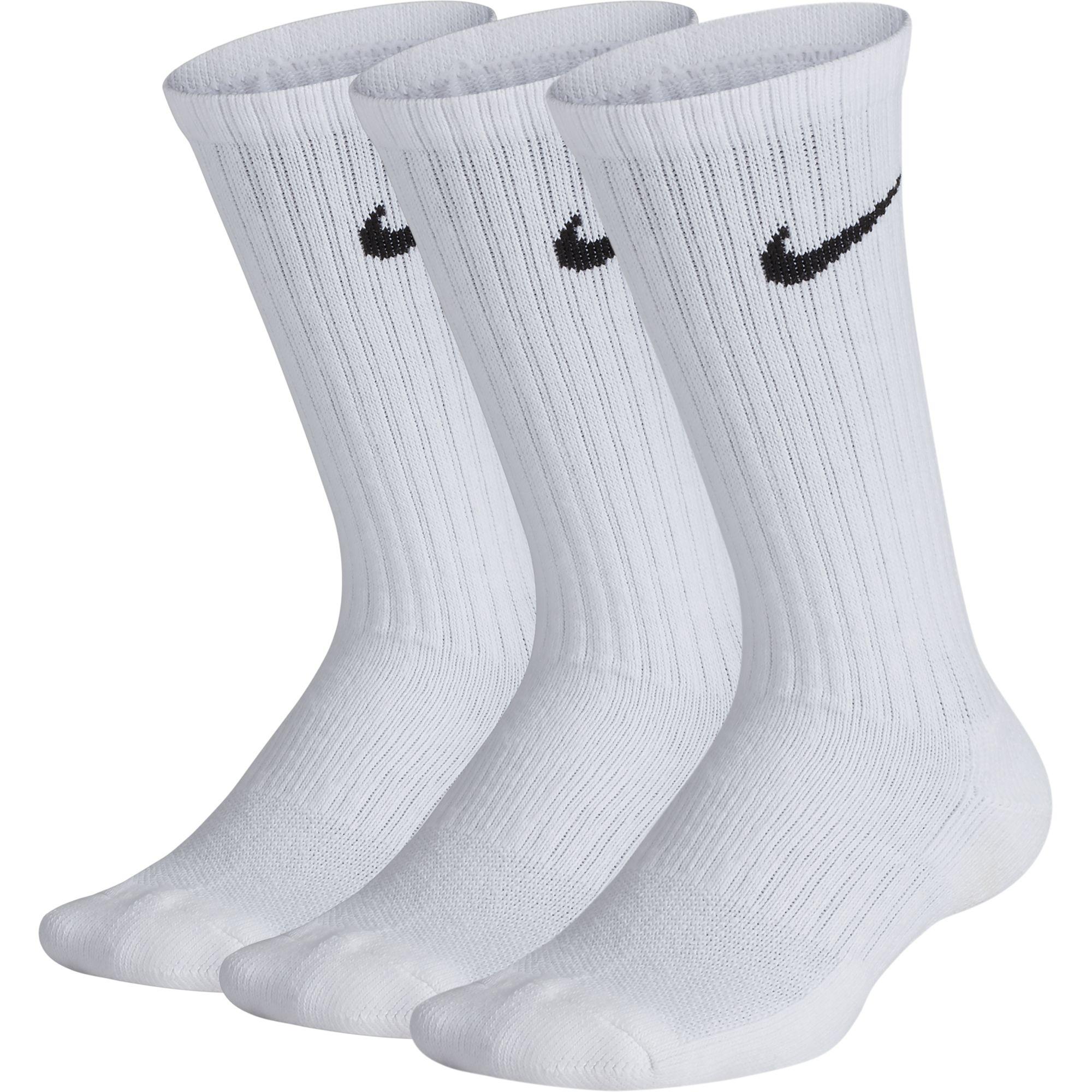 nike white training socks