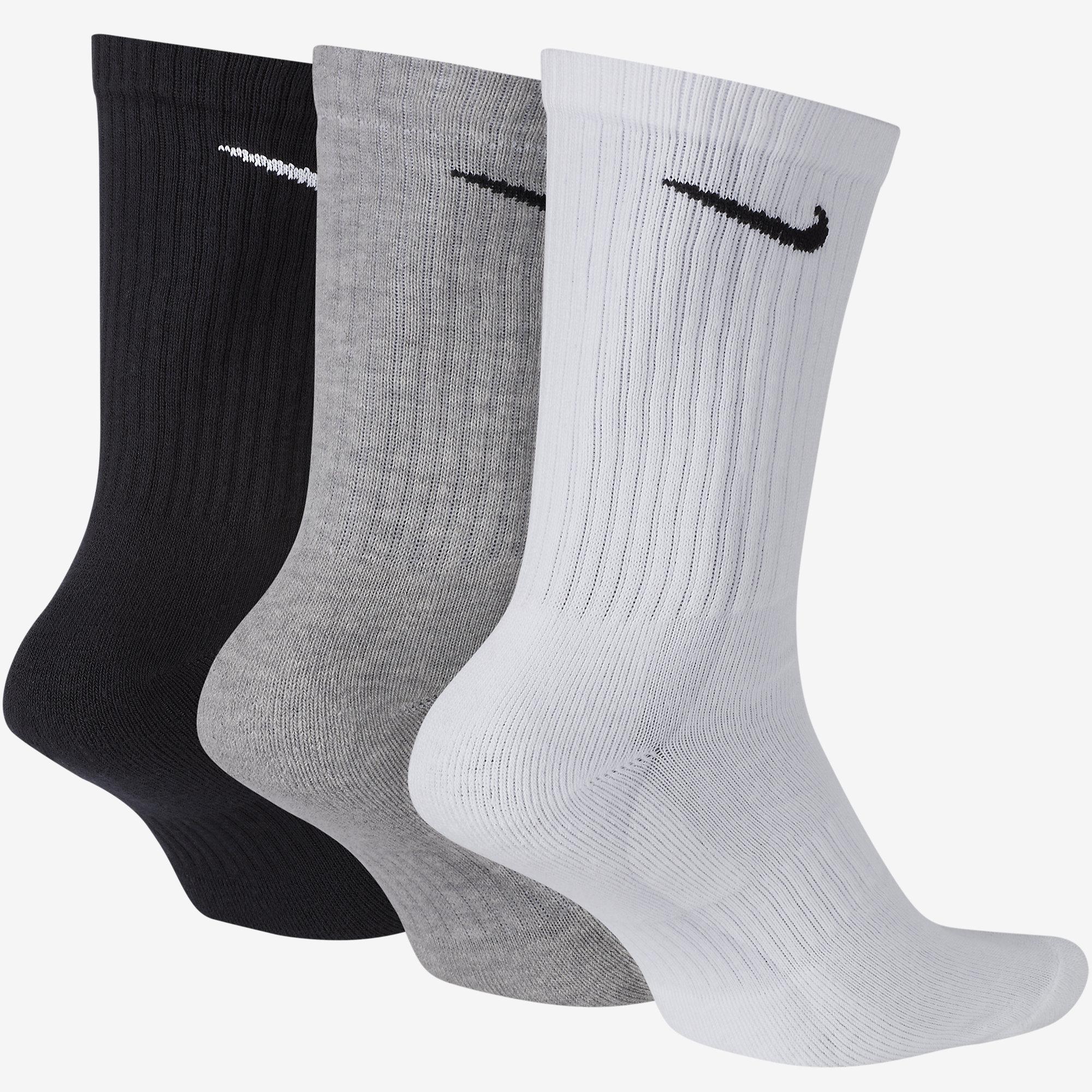 Nike Everyday Cushion Crew Socks (3 Pairs) - Multi-coloured ...