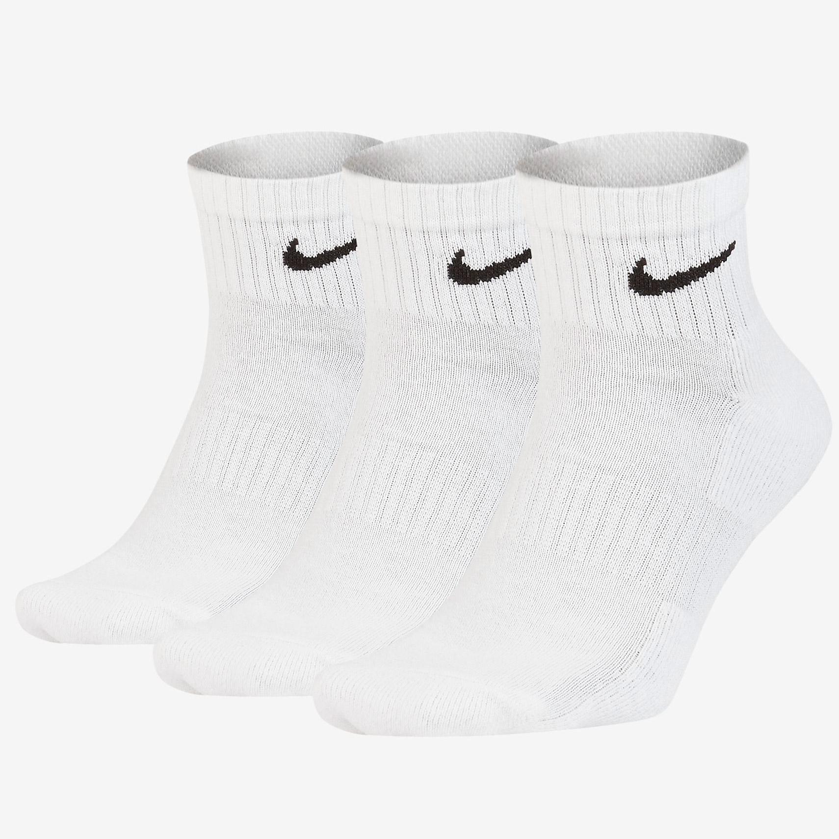 Nike Everyday Training Sock (3 Pairs) - White/Black - Tennisnuts.com