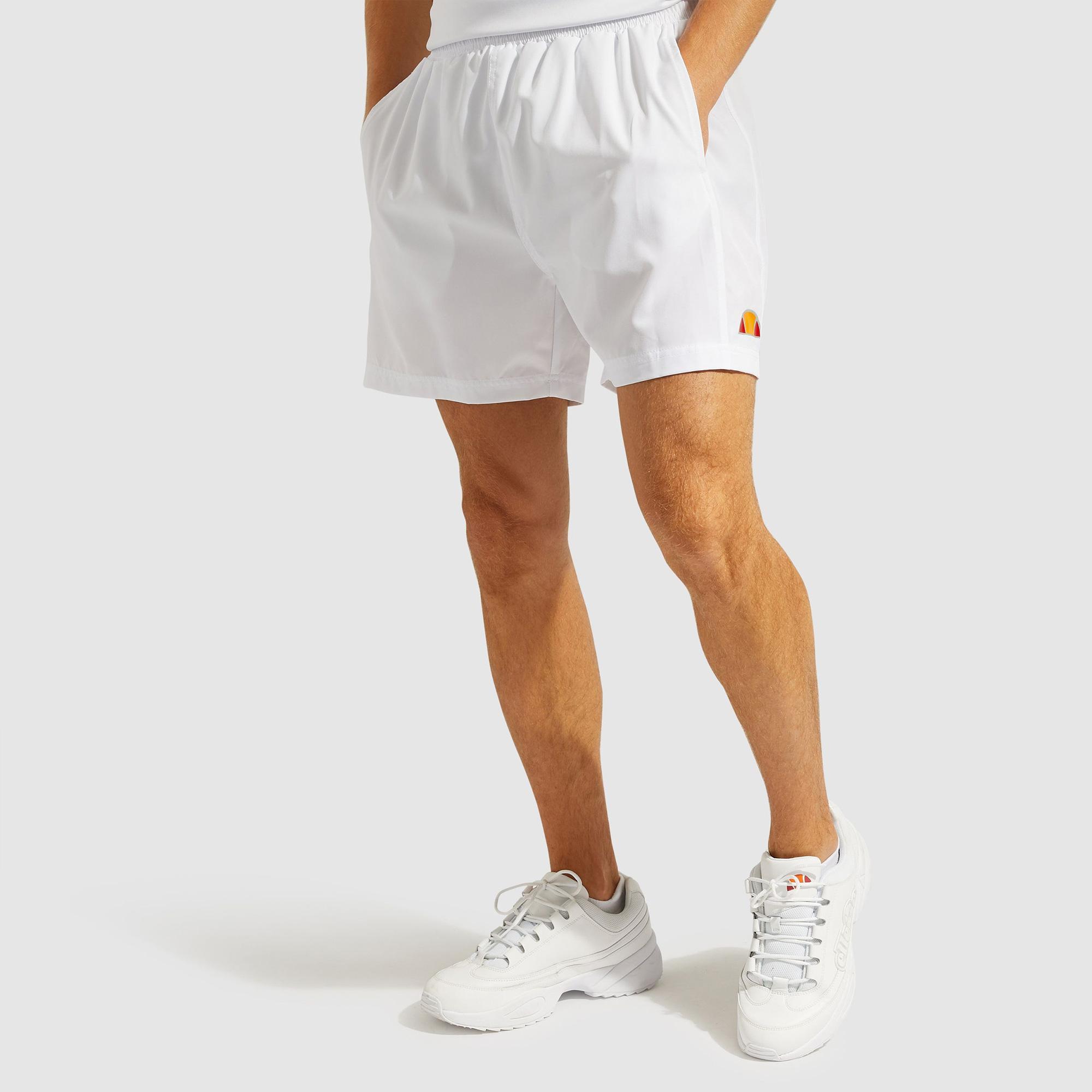 Ellesse Mens Oddi Shorts - White - Tennisnuts.com