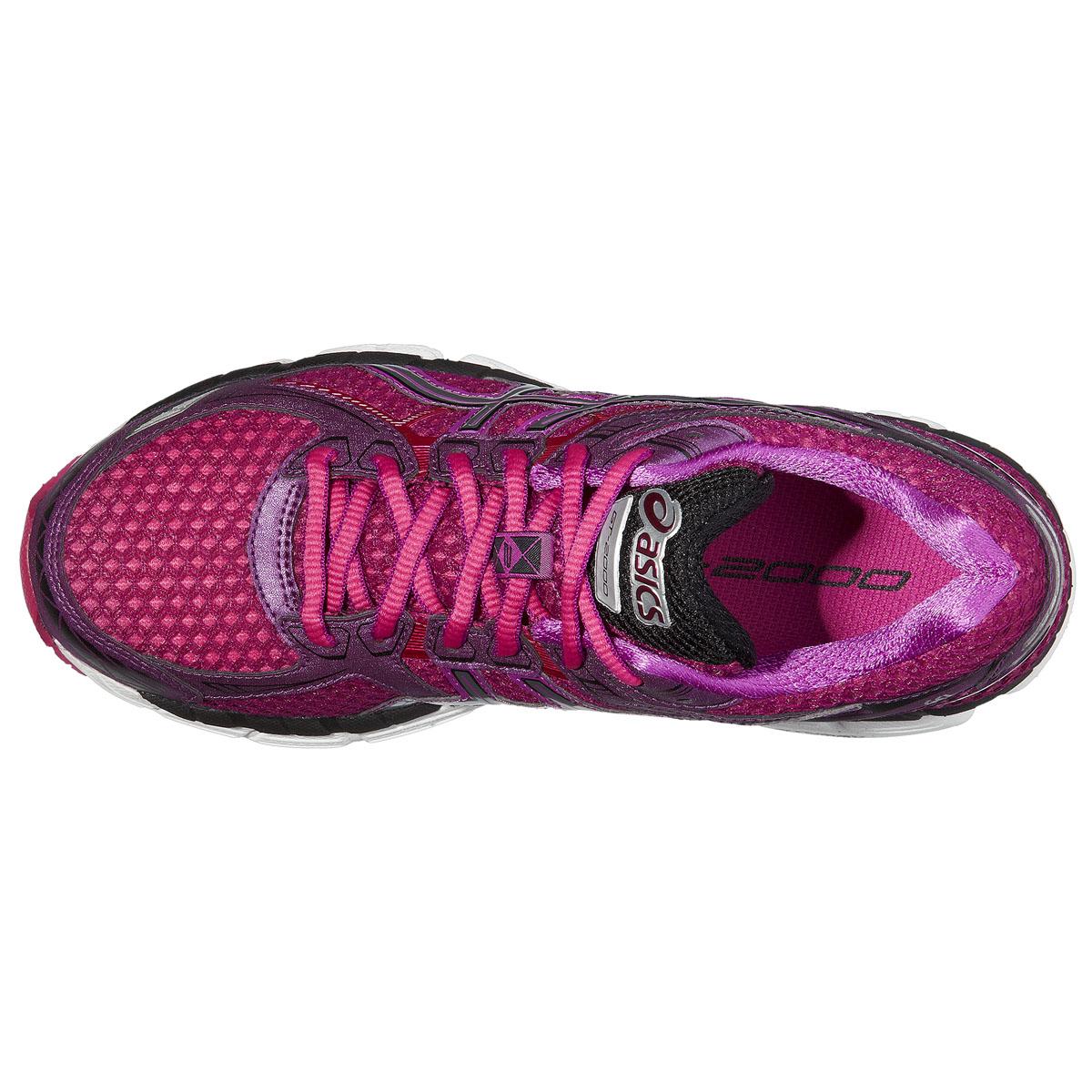 Asics Womens GT-2000 2 Running Shoes - Purple/Silver/Raspberry ...