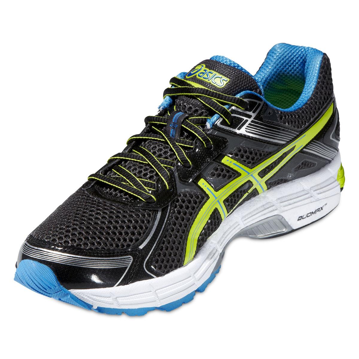 Asics Mens GT-1000 2 Running Shoes - Black/Lime - Tennisnuts.com