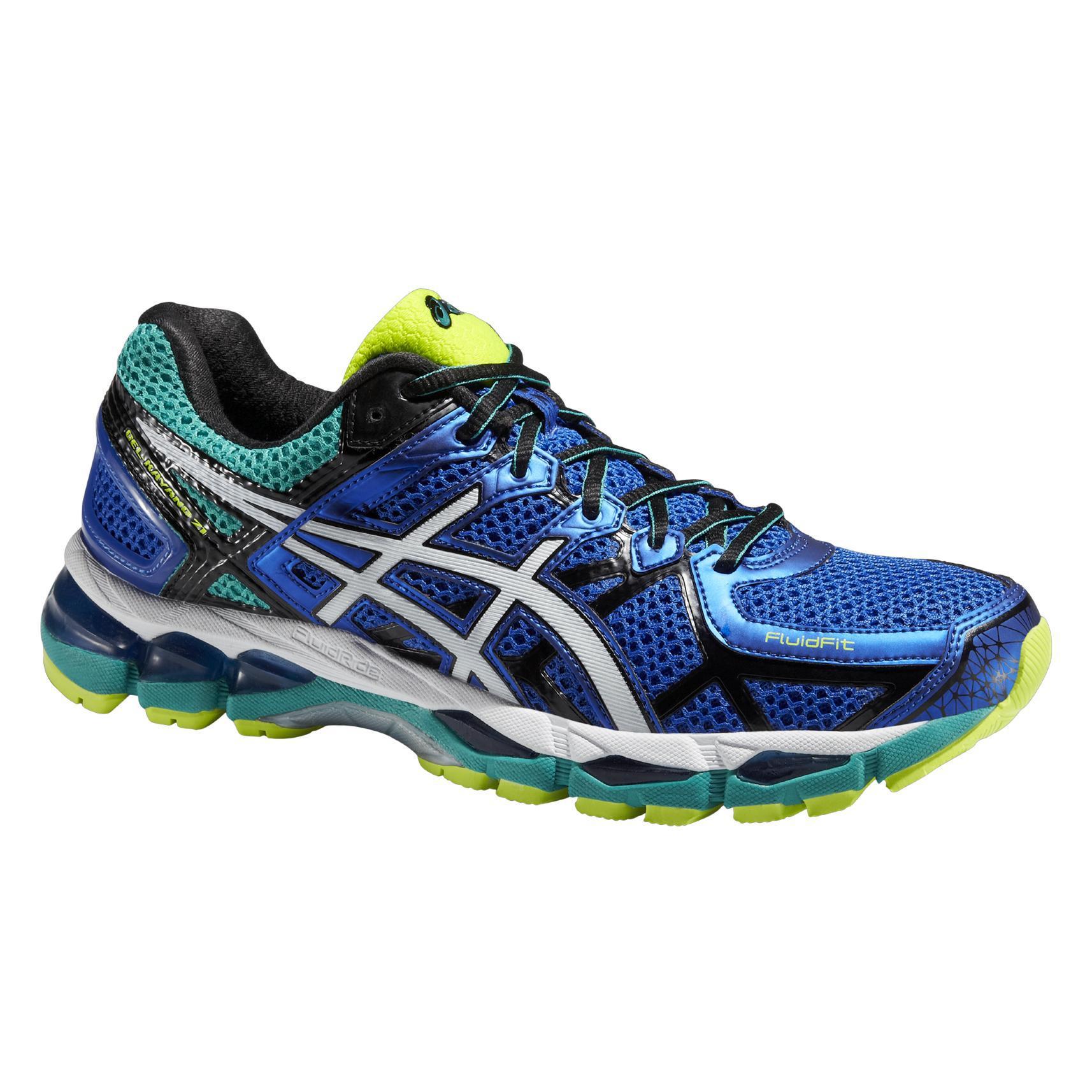 Asics Mens GEL-Kayano 21 Running Shoes - Blue/White - Tennisnuts.com