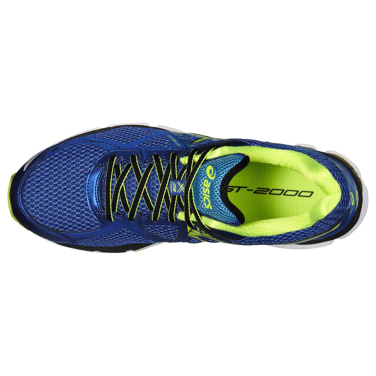 Asics Mens GT-2000 3 Running Shoes - Atomic Blue/Flash Yellow ...