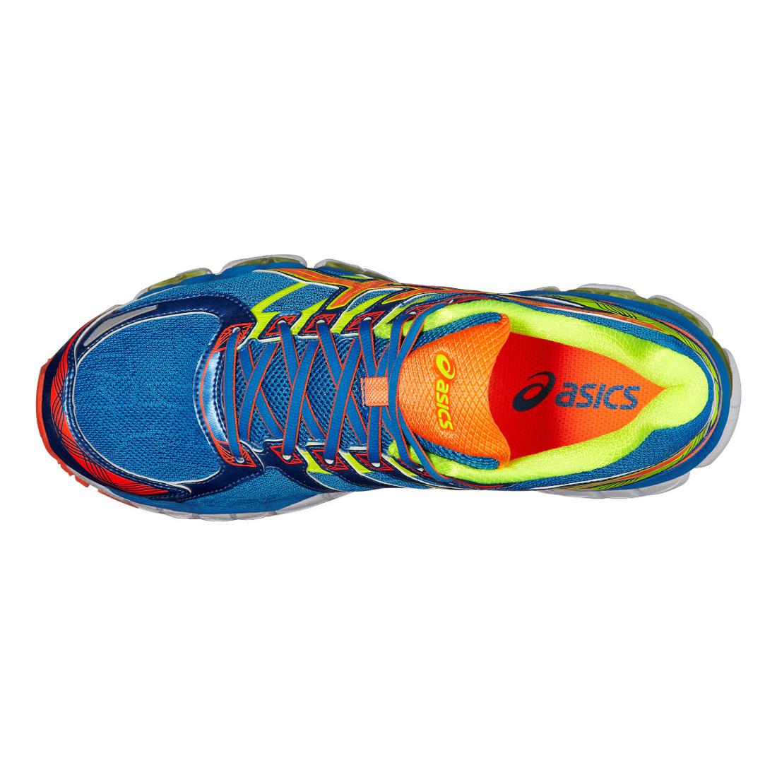 Asics Mens GEL-Evate 3 Running Shoes - Blue/Yellow - Tennisnuts.com