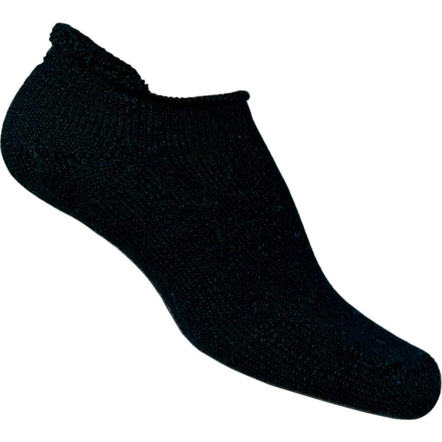Thorlo Tennis Roll Top Socks (1 Pair) Black