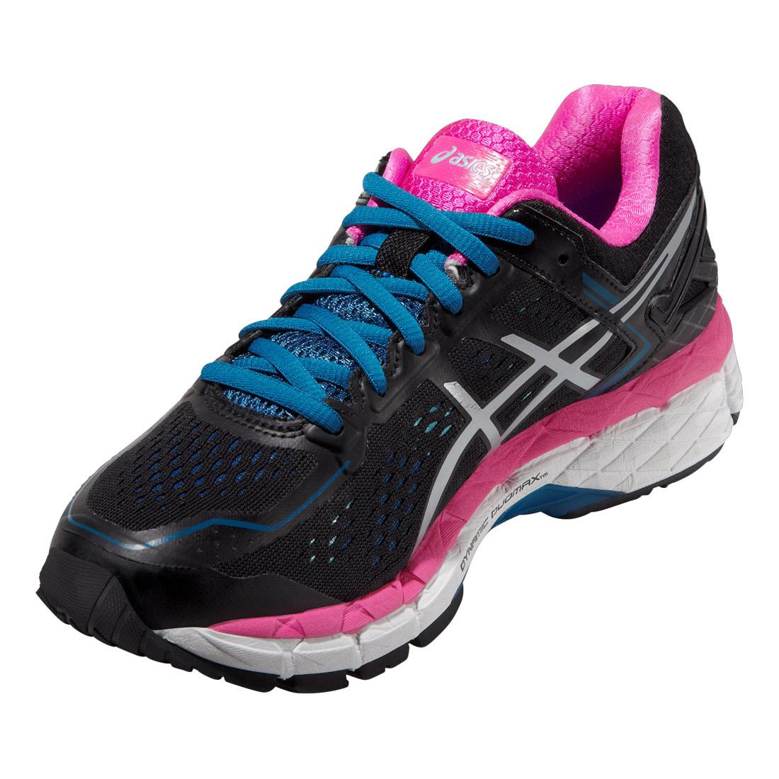 Asics Womens GEL-Kayano 22 Running Shoes - Black/Pink - Tennisnuts.com