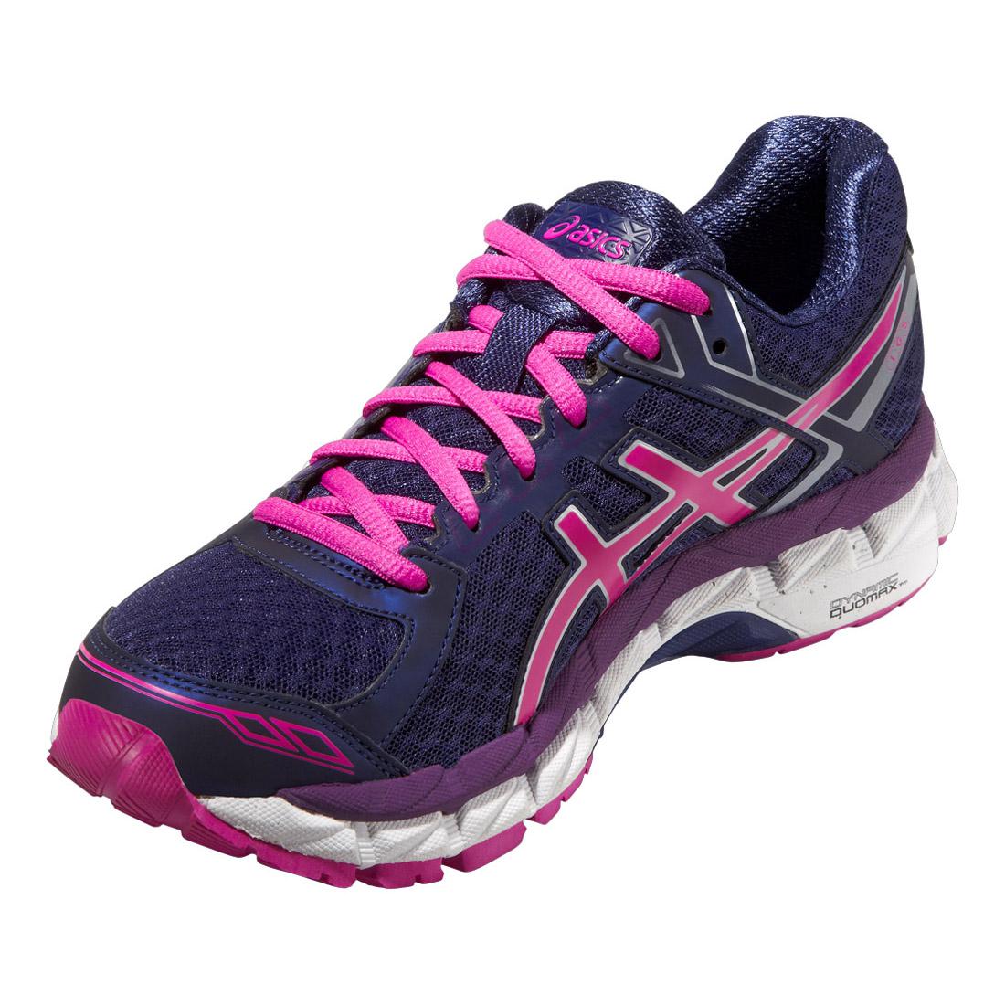Asics Womens Gel Surveyor 4 Running Shoes - Blue/Pink ...