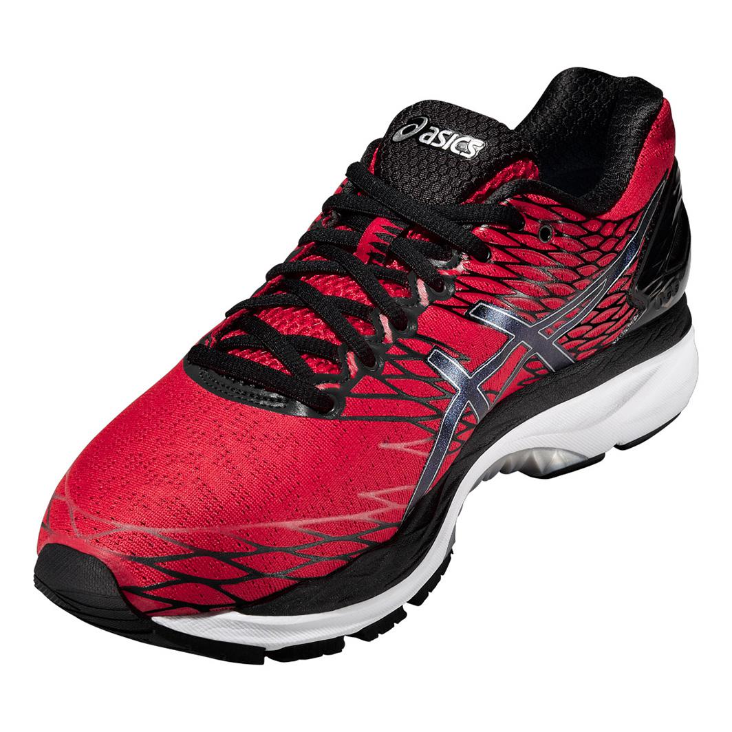 Asics Mens GELNimbus 18 Running Shoes Red/Black