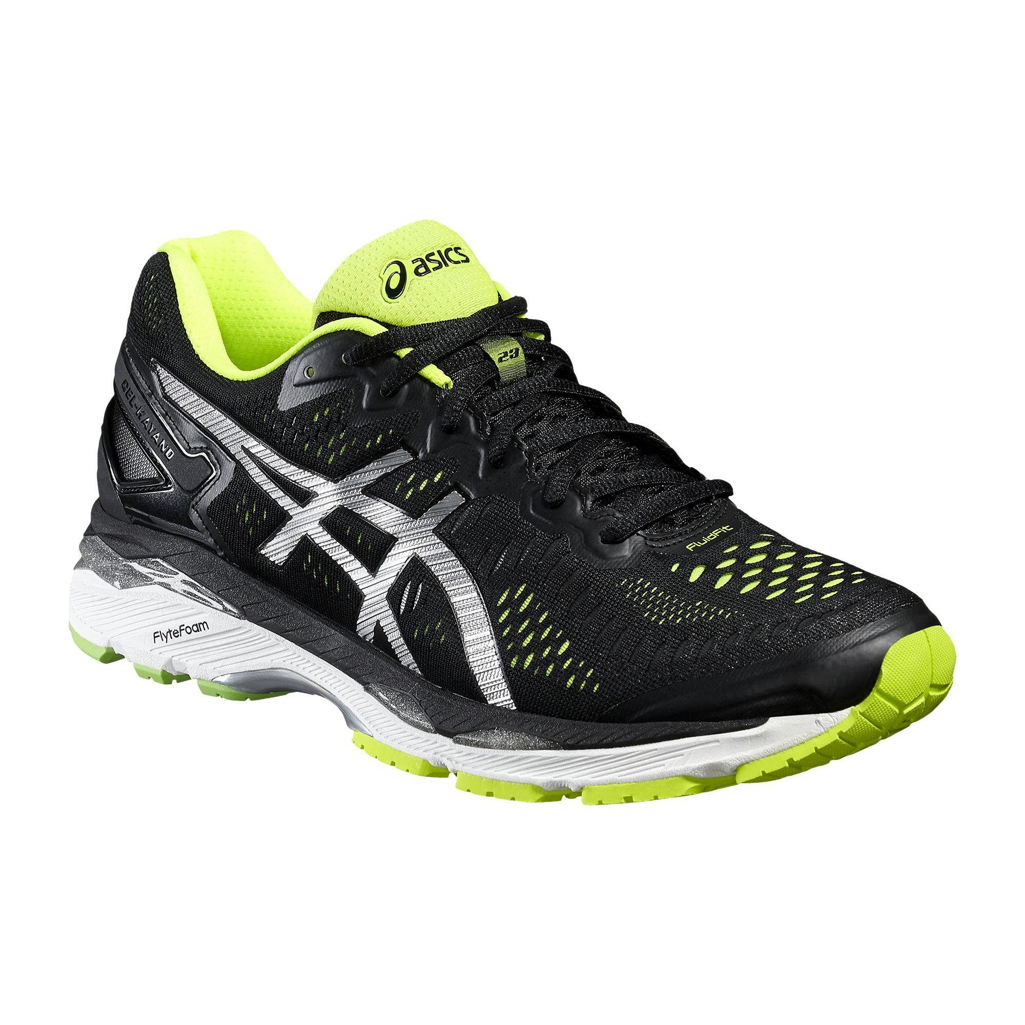 yellow asics boots