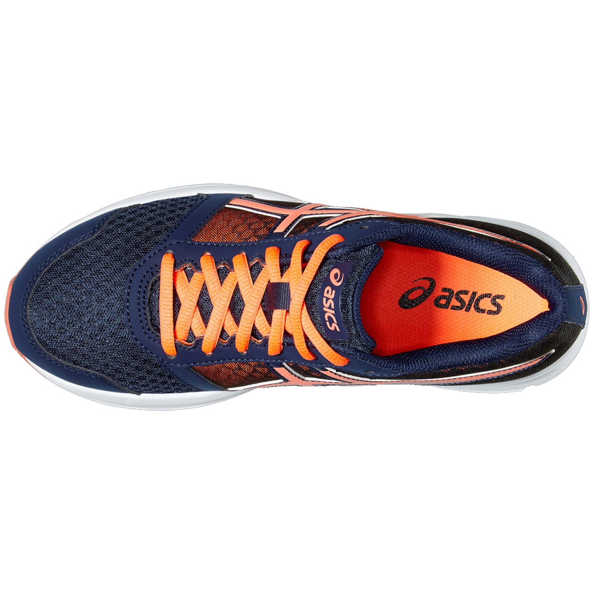 Asics Womens Patriot 8 Running Shoes - Navy/Coral - Tennisnuts.com