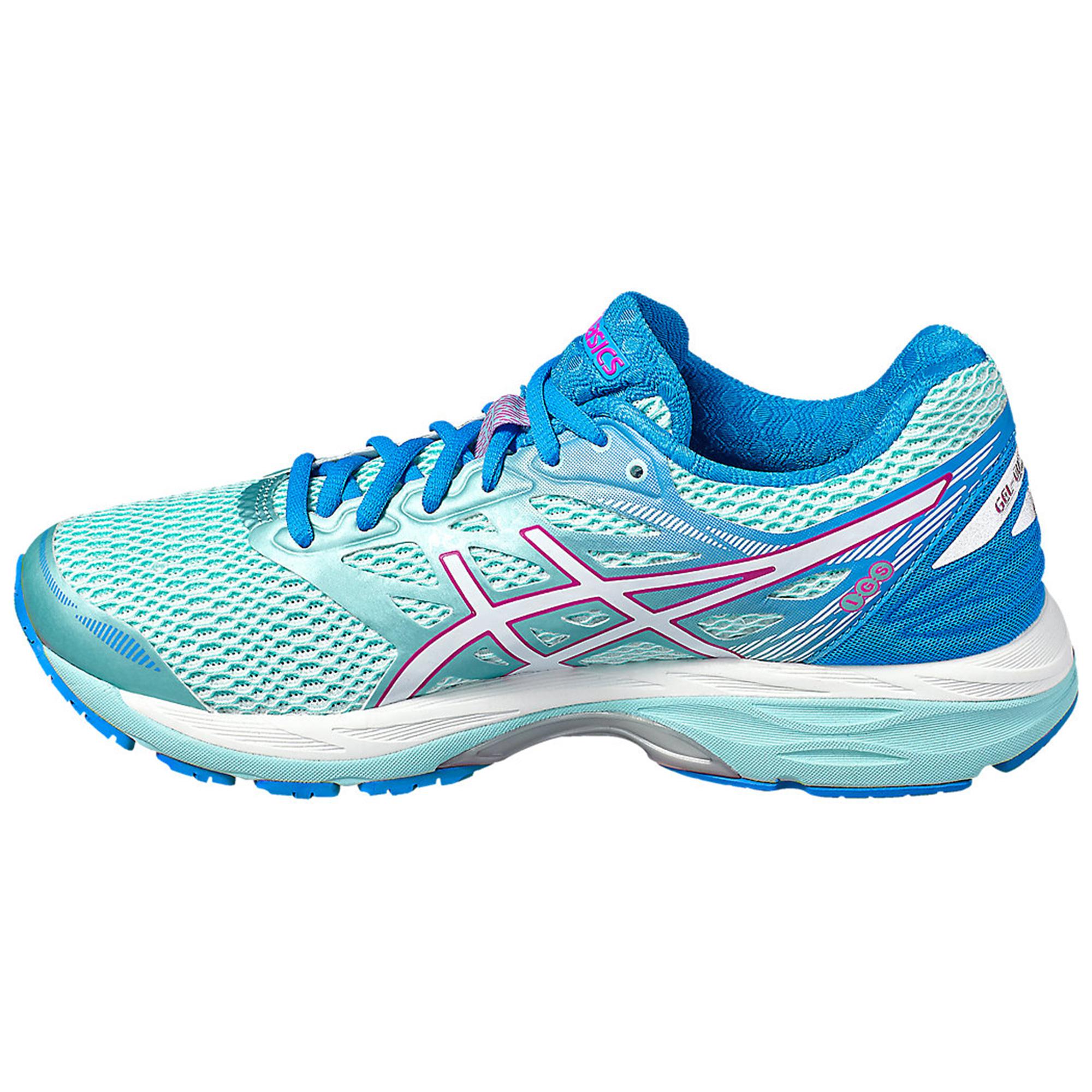 Asics Womens GEL-Cumulus 18 Running Shoes - Aqua/Pink ...