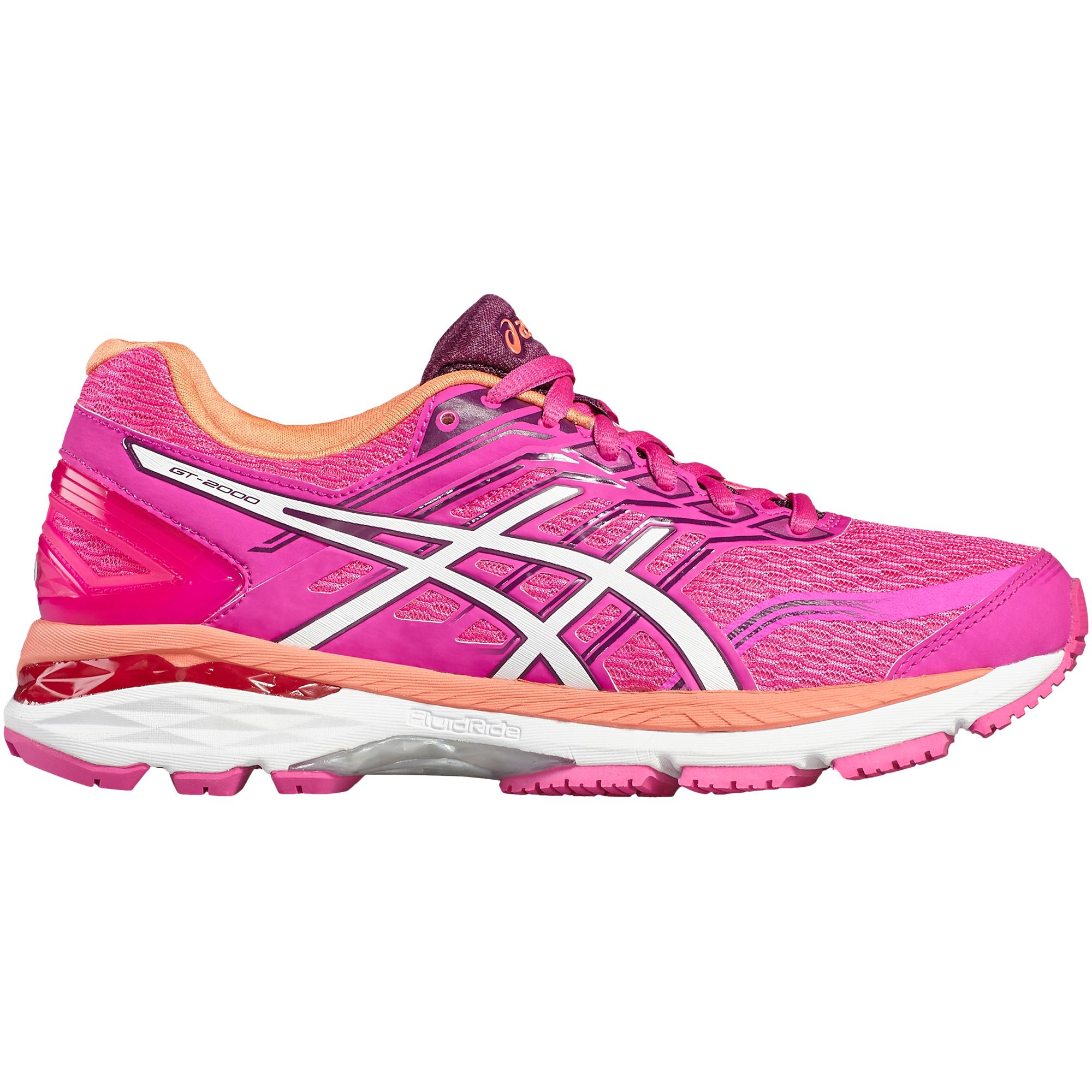 Asics Womens GT-2000 5 Running Shoes - Pink Glow - www.bagssaleusa.com