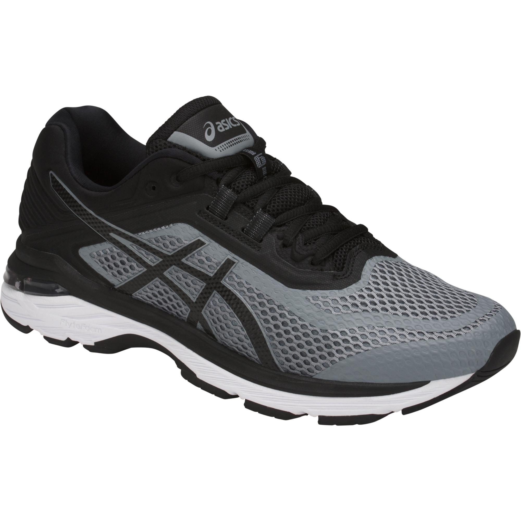 Asics Mens GT2000 6 Running Shoes Stone Grey/Black