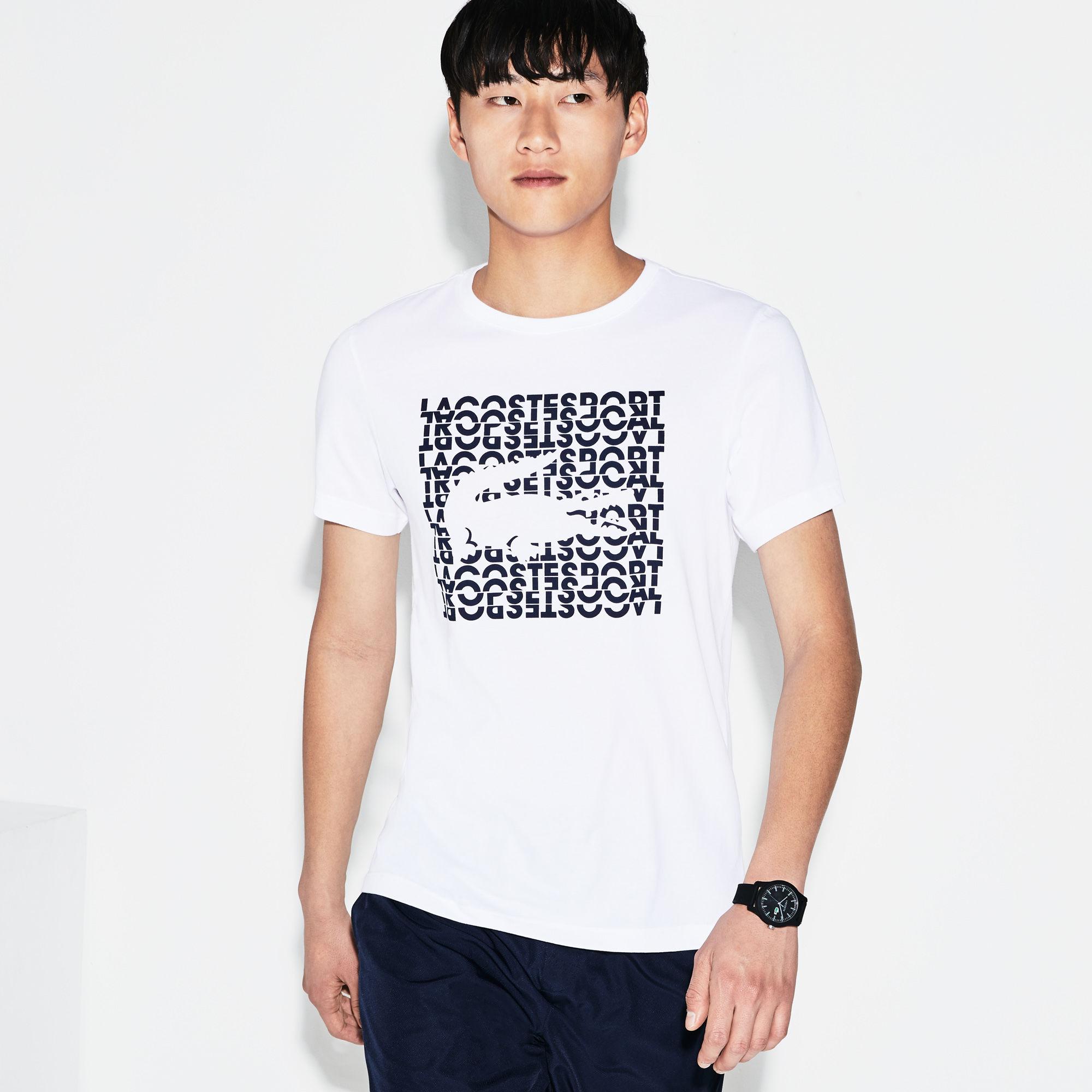 Lacoste Sport Mens Logo TShirt White